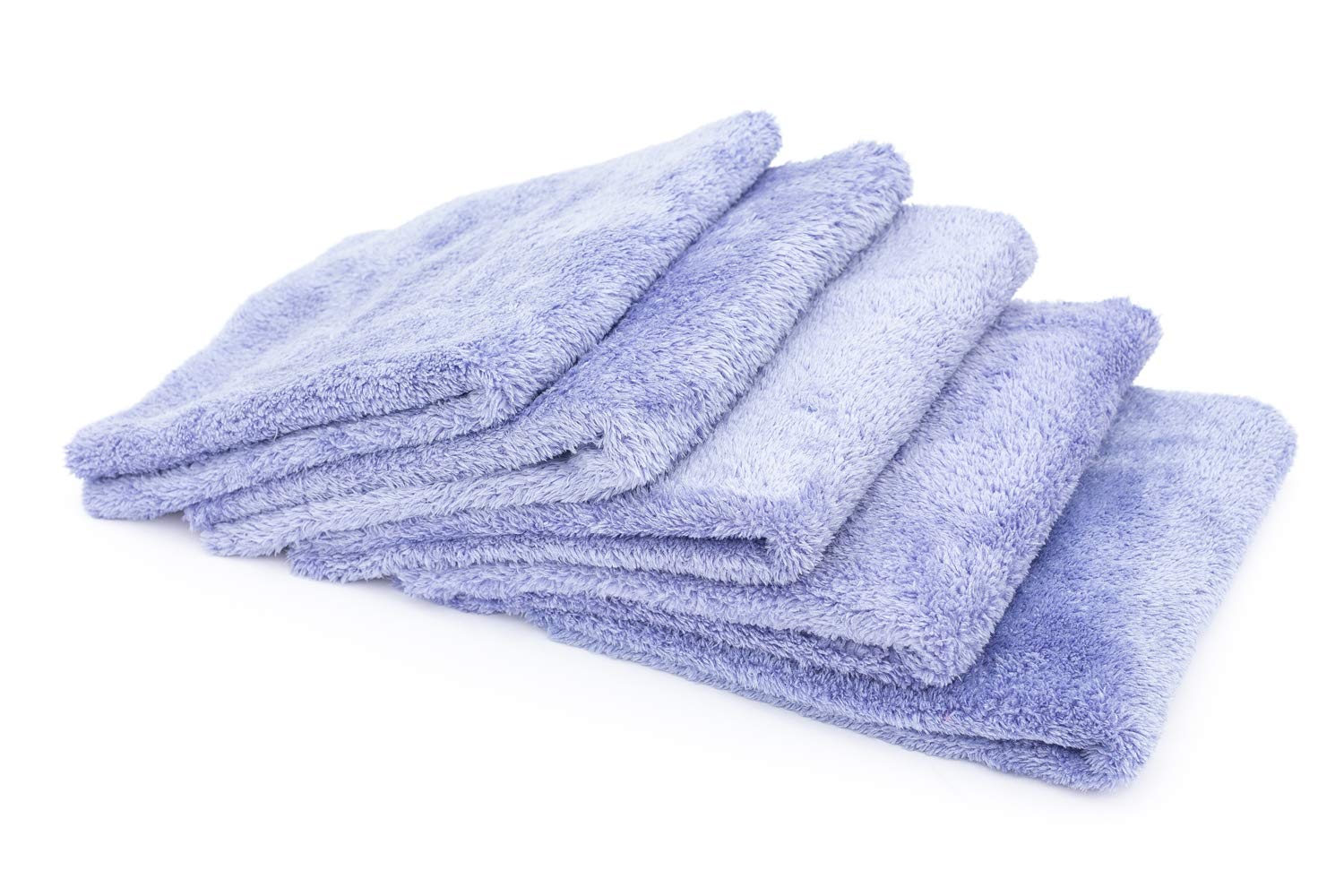 The Rag Company - Eagle Edgeless 350 (5-Pack) Professional Korean 70/30 Blend Super Plush Microfiber Detailing Towels, 350GSM, 1