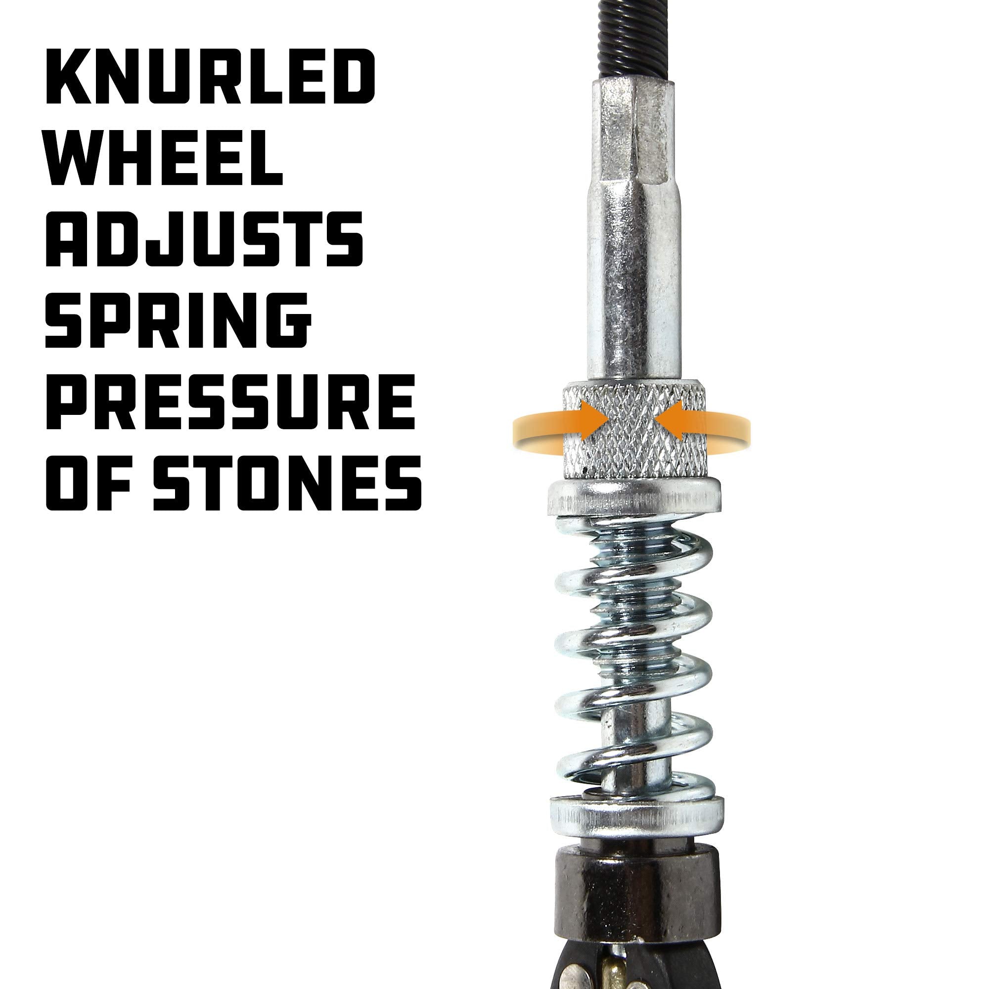 Powerbuilt Disk Brake Cylinder Hone 1-1/4 Inch To 3-1/2 Inch, Medium Grit Stones Included, Adjustable Tension 648631