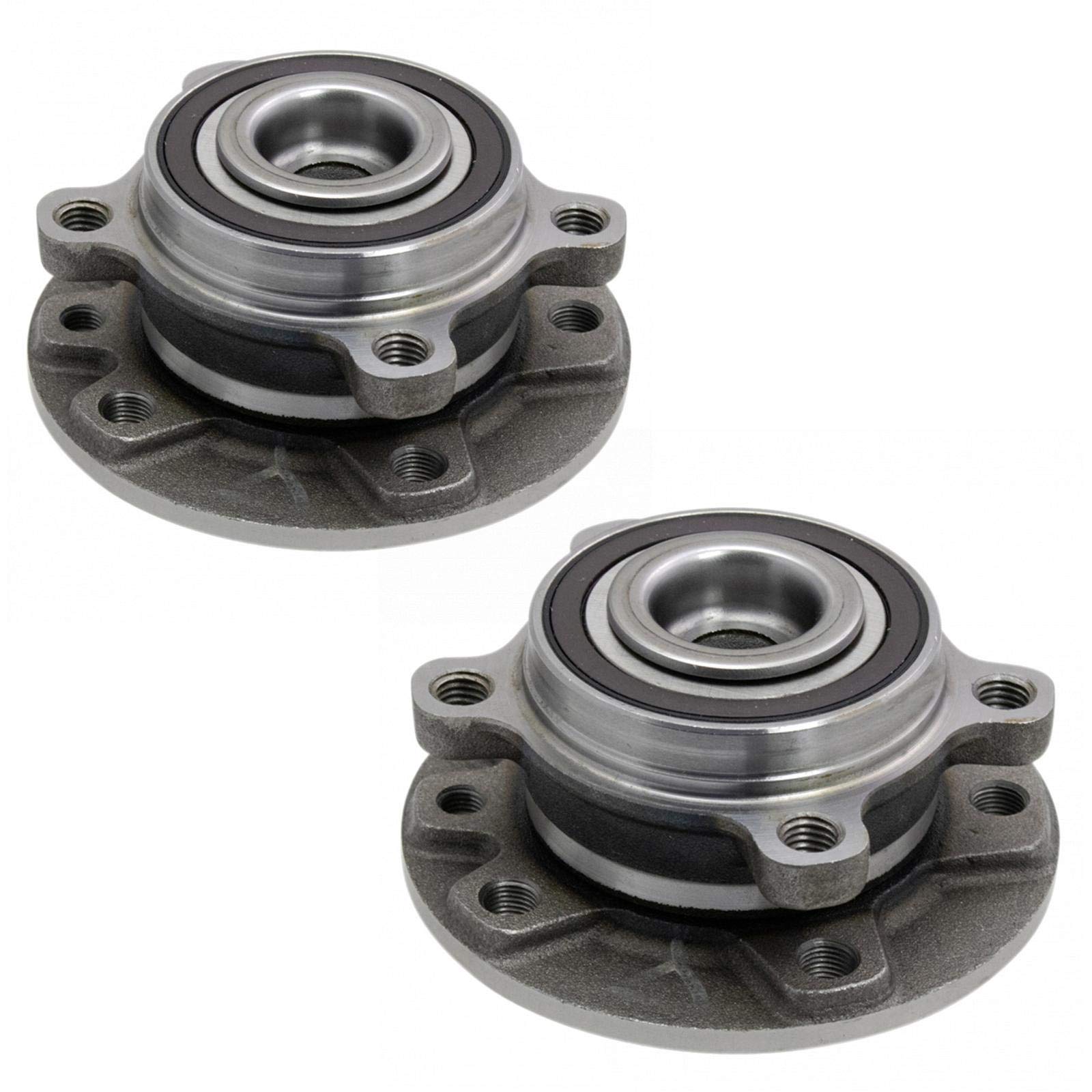 Trq Rear Wheel Hub Bearings Assembly Set Compatible With 2016-2018 Fiat 500X 2017-2022 Jeep Compass 2015-2021 Renegade