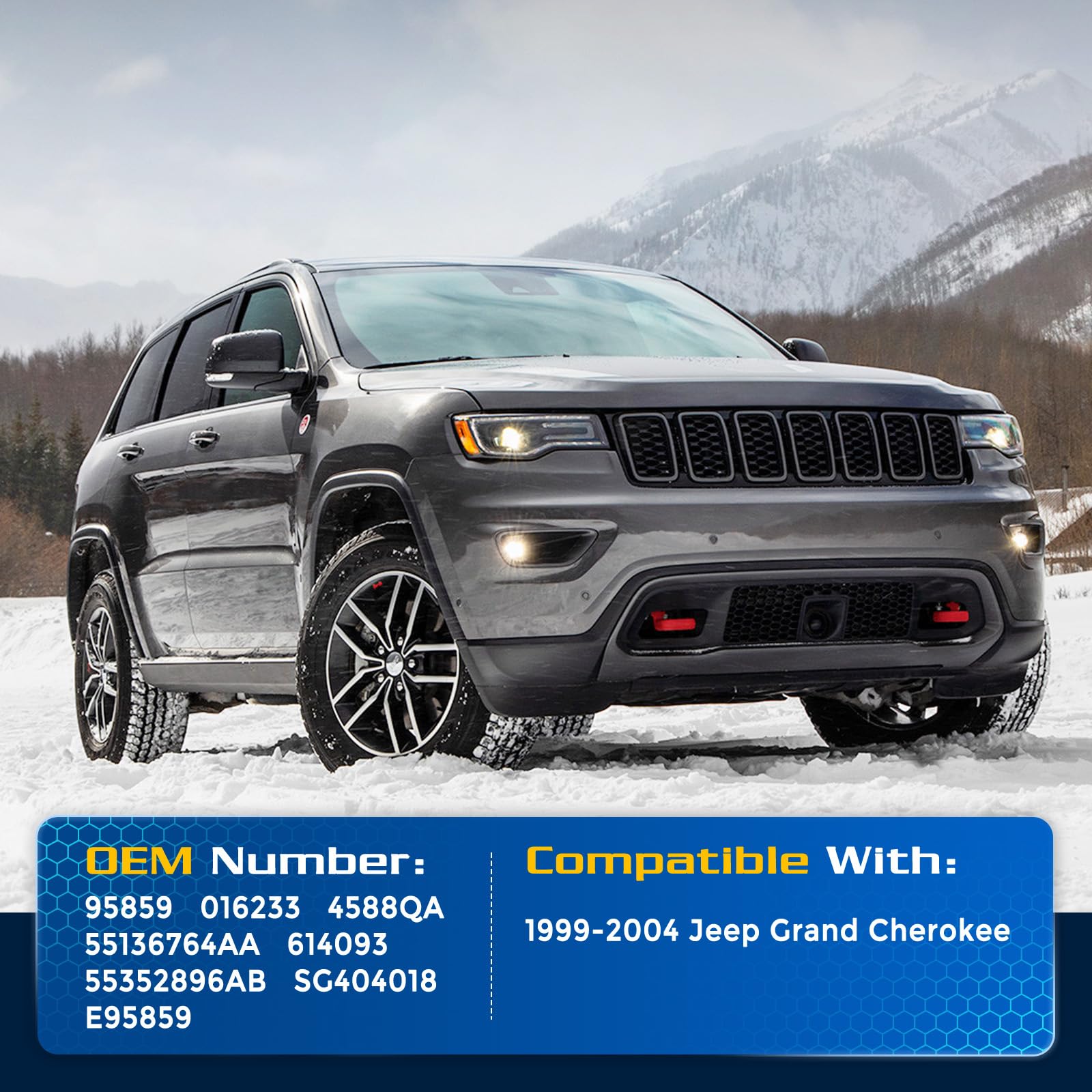 Arana Hood Struts Lift Support For Jeep Grand Cherokee 1999-2004, Front Hood Replacement Shocks Fits 1999-2004 Jeep Grand Cherok