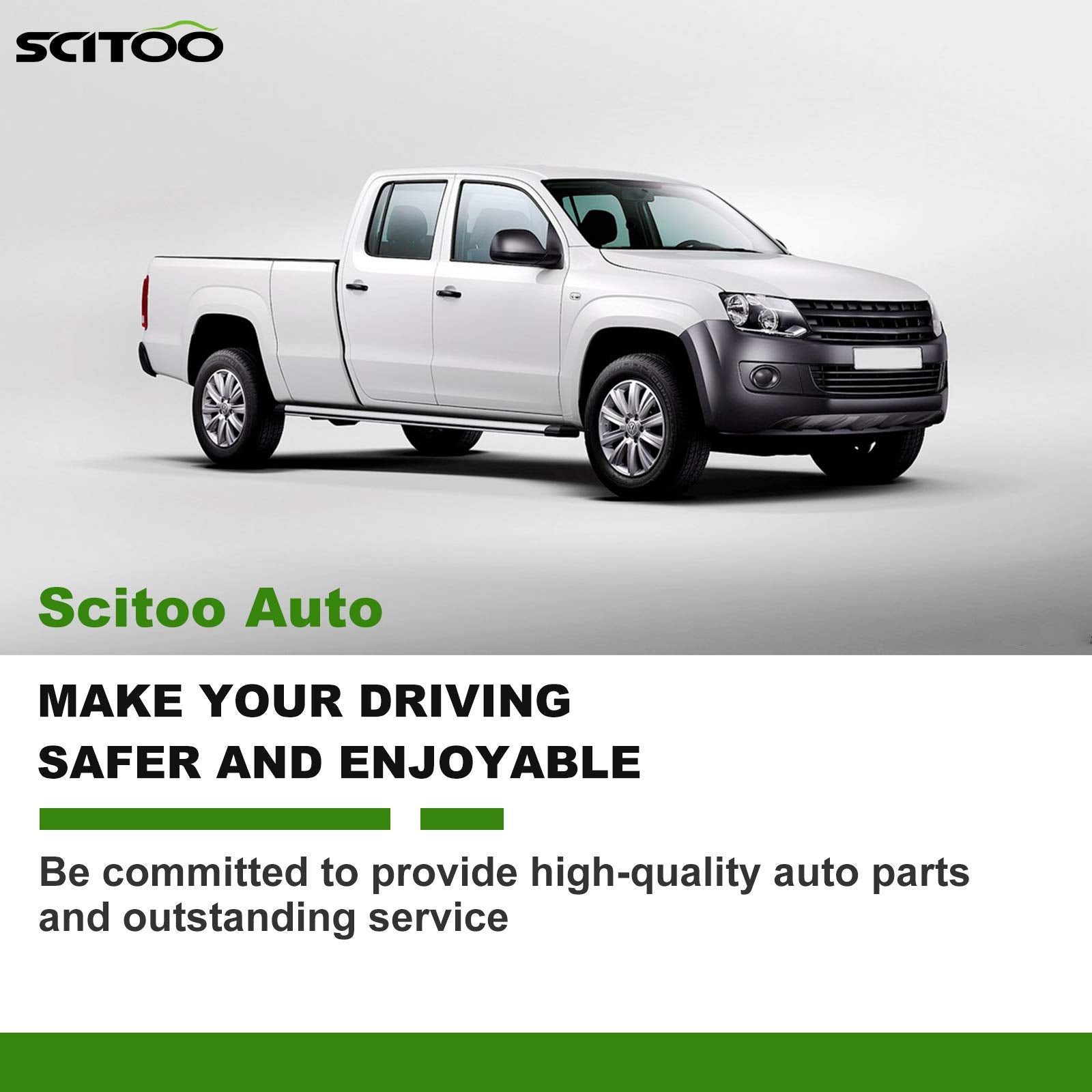 SCITOO Front Suspension Kit - 4pcs Upper Control Arm & Lower Ball Joint for Ford Explorer, Ranger, Mercury Mountaineer (1995-2011)