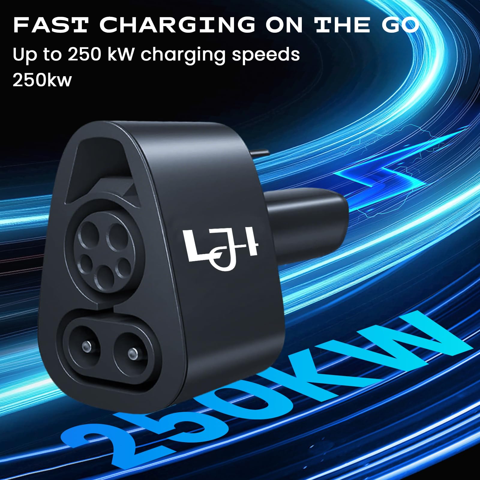 CCS to Tesla Adapter (NACS Compatible) - 250kW DC Fast Charging for CCS1 DC Stations - Super Fast Charging for Model Y/3/S/X - N