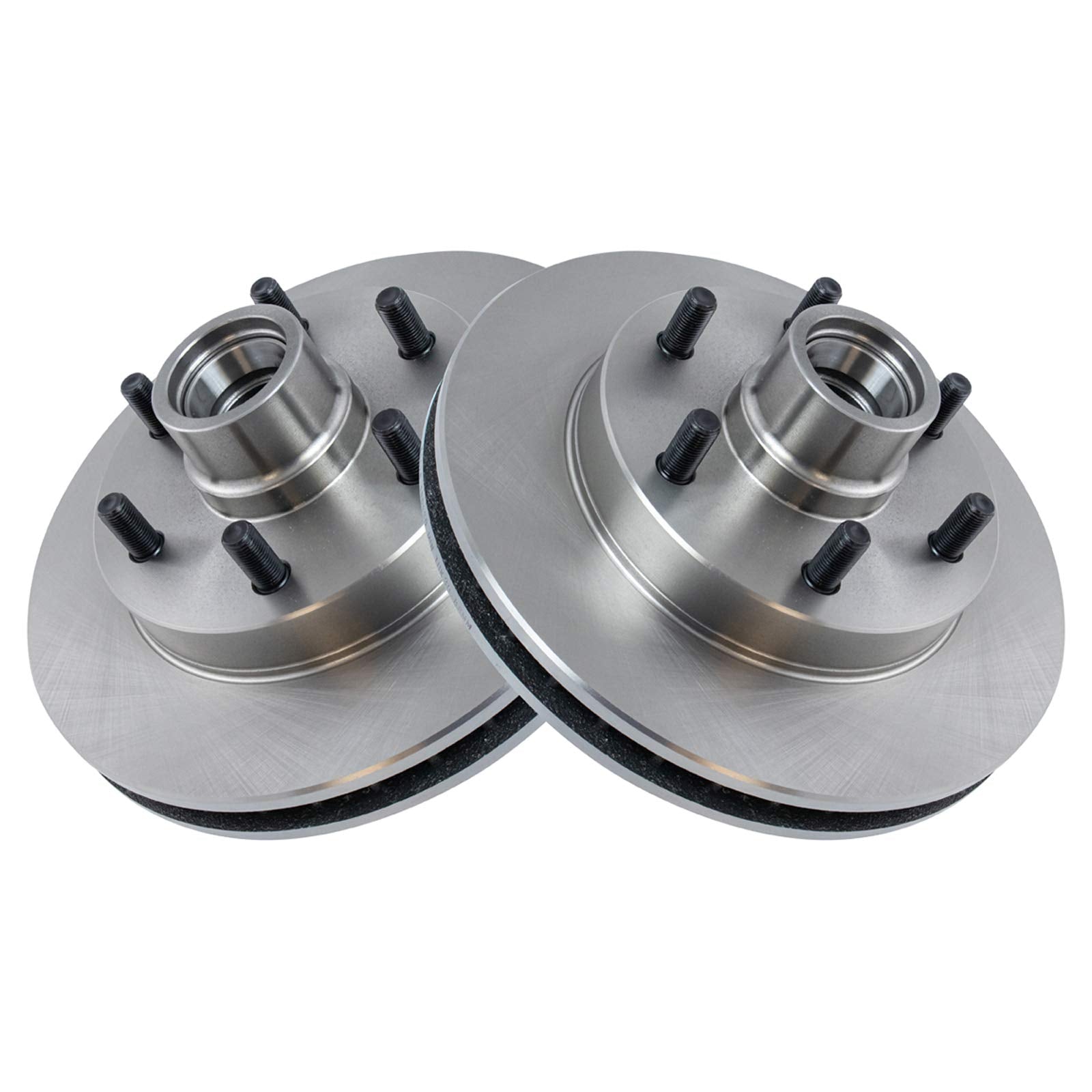 Trq Front Brake Pad & Rotor Kit Brake Pads Brake Rotor Ceramic Compatible With 1995-1998 Chevrolet C2500 1996-2002 Express 2500