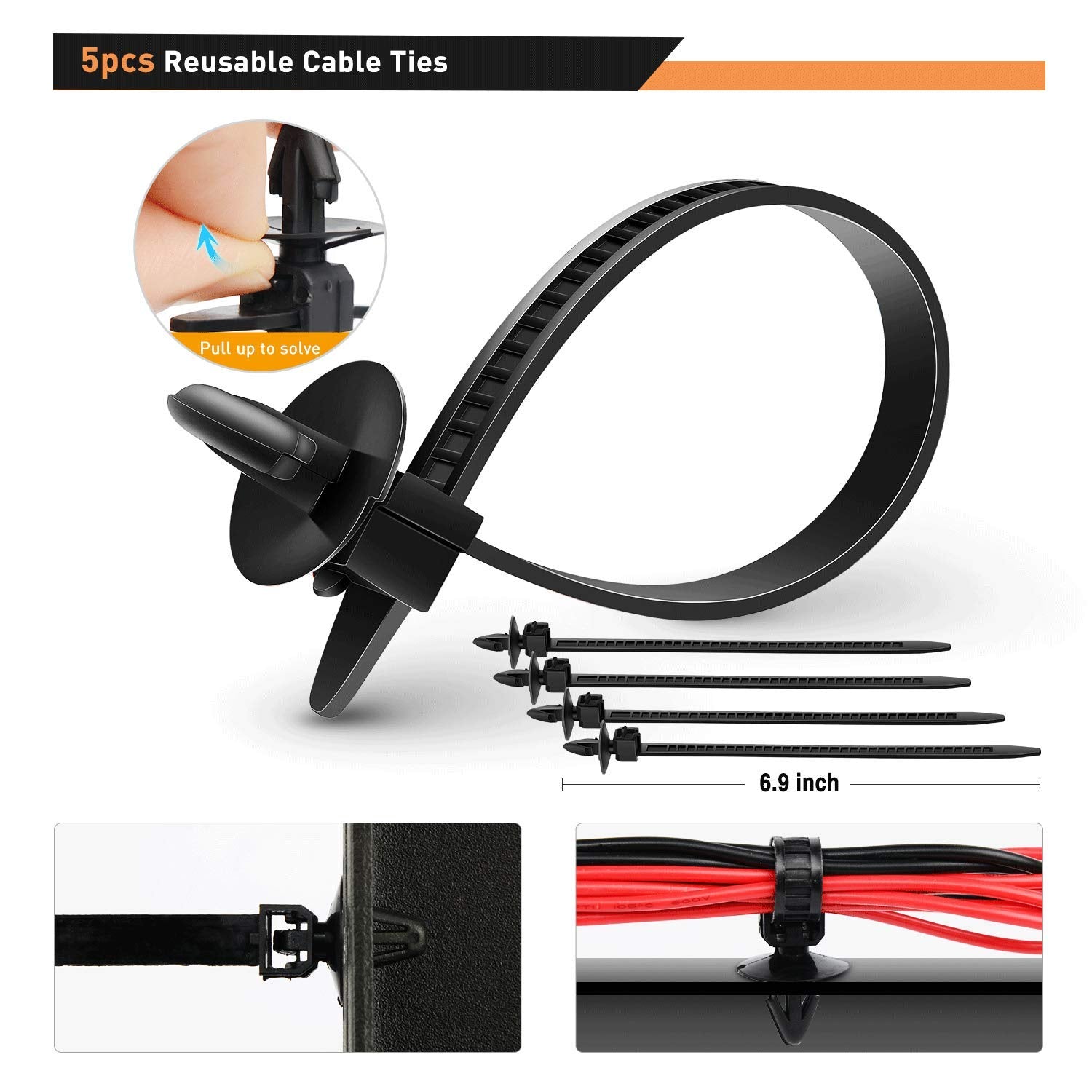 Gooacc - Grc-34 Push Bumper Fastener Rivet Clips With 18 Most Popular Sizes Auto Push Pin Rivets For Benz, Bmw, Toyota, Honda, S