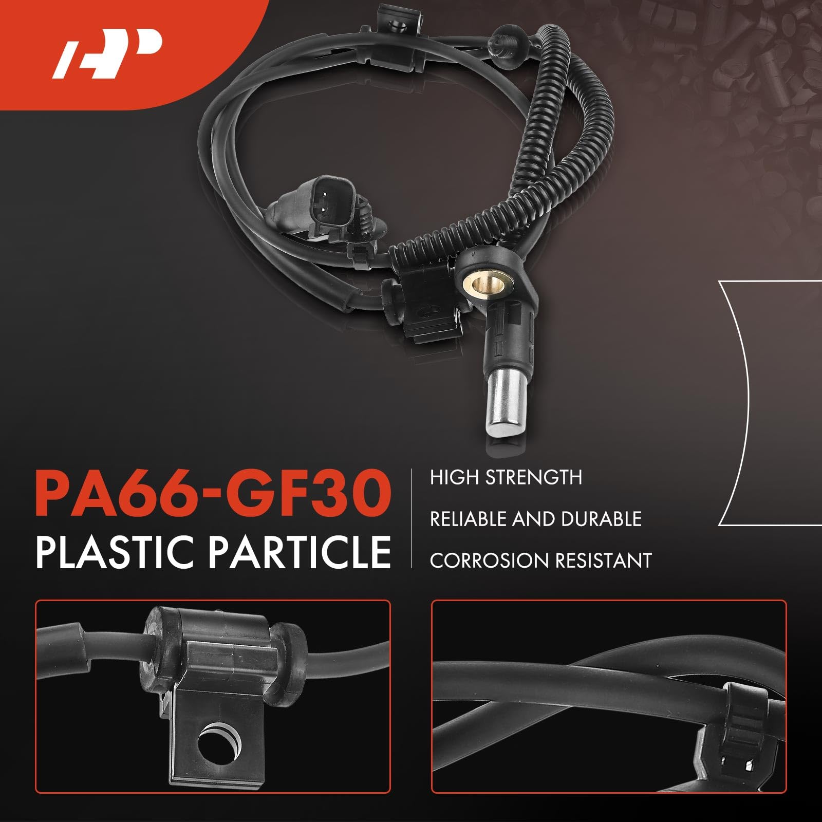 A-Premium ABS Wheel Speed Sensor Compatible with Ford Models - For F-250 Super Duty/F-450 Super Duty/F-550 Super Duty 2011-2013, For F-350 Super Duty 2011-2016 - Front Driver or Passenger Side