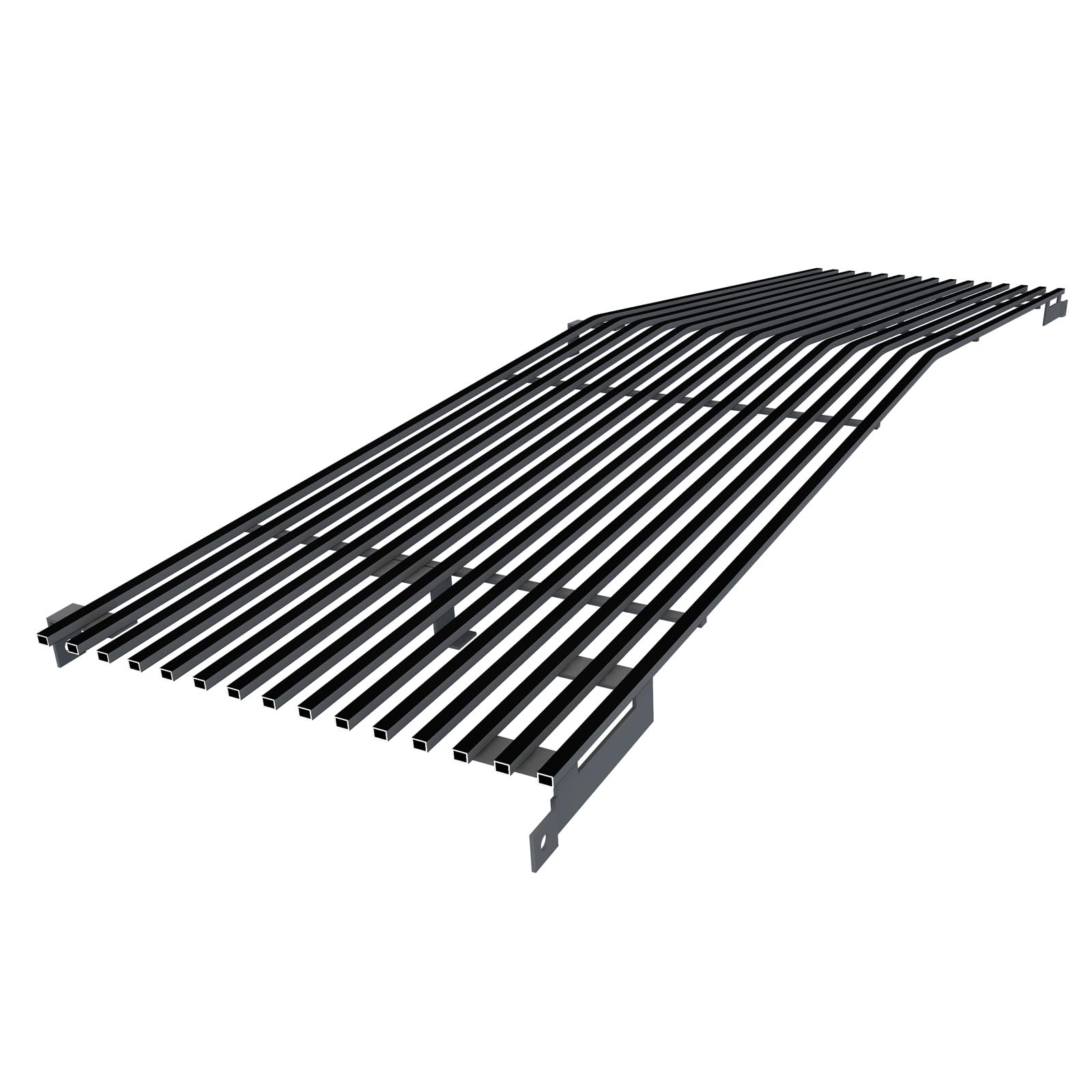 Aps Compatible With Chevy Gmc C K Pickup 1981-1987 & 81-88 Blazer Suburban Jimmy With Stacked Lights Main Upper Stainless Steel 