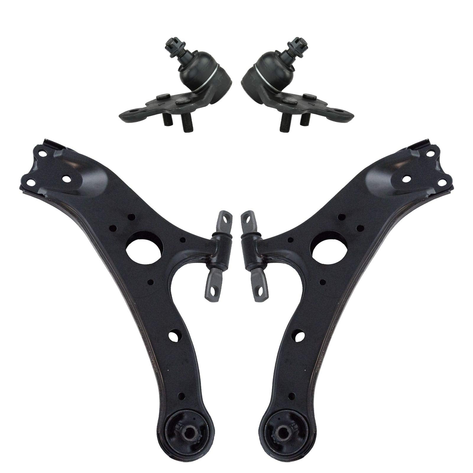 TRQ Front Lower Control Arm with Ball Joint Set Compatible with 2011-2020 Toyota Sienna