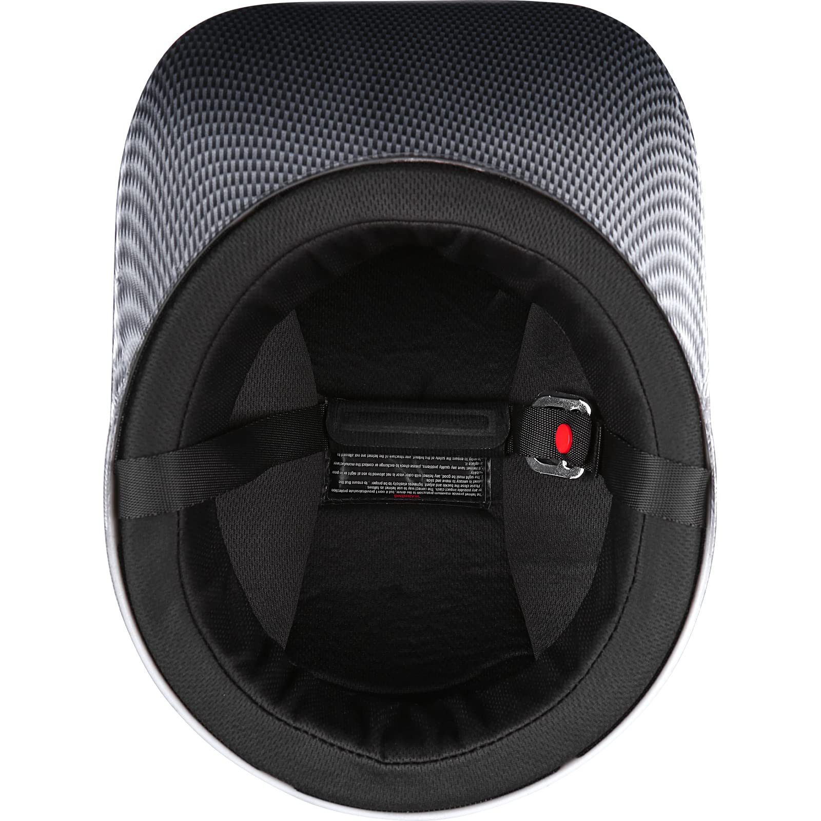 Yesmotor Baseball Style Cap Motorcycle Helmet Unisex-Adult - Dot Approved (Carbon Fiber,Xxl)