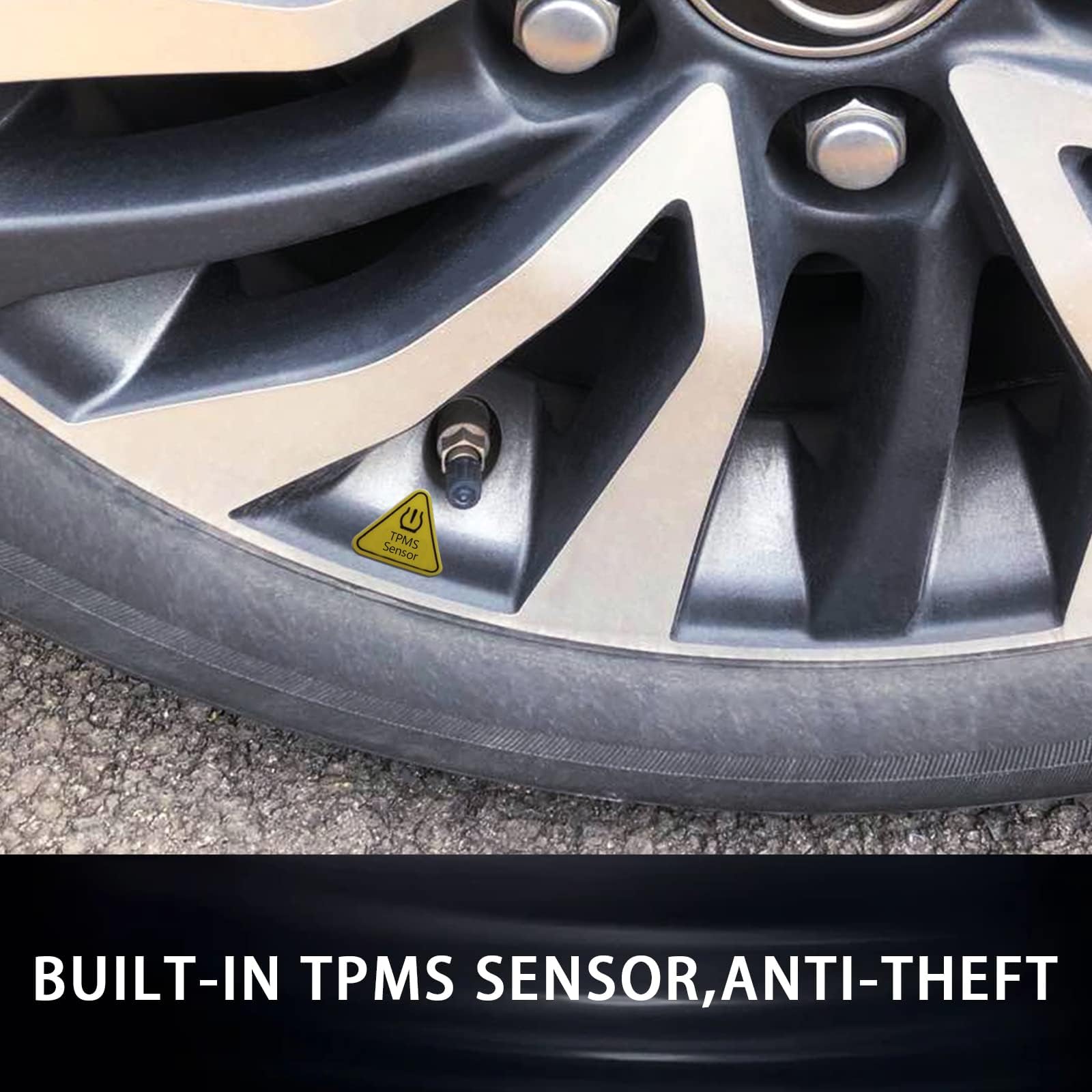 GEARMEISTER TPMS Sensor, 433MHZ Tire Pressure Monitor Sensor Fit for 2014-2016 Nissan Rogue 2014 2015 2016, Tire Pressure System
