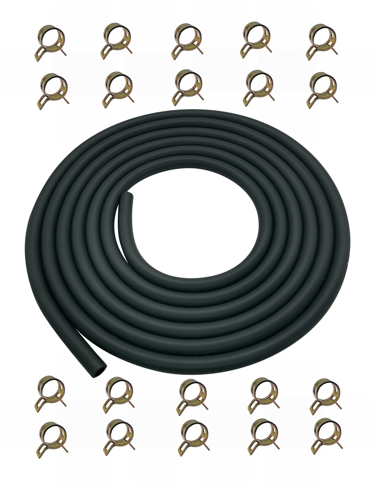 YAMAKATO 10 Feet 1/4 Inch ID Fuel Line Hose for Kawasaki Kohler Briggs & Stratton Small Gas Diesel Powersports Engines and Gener