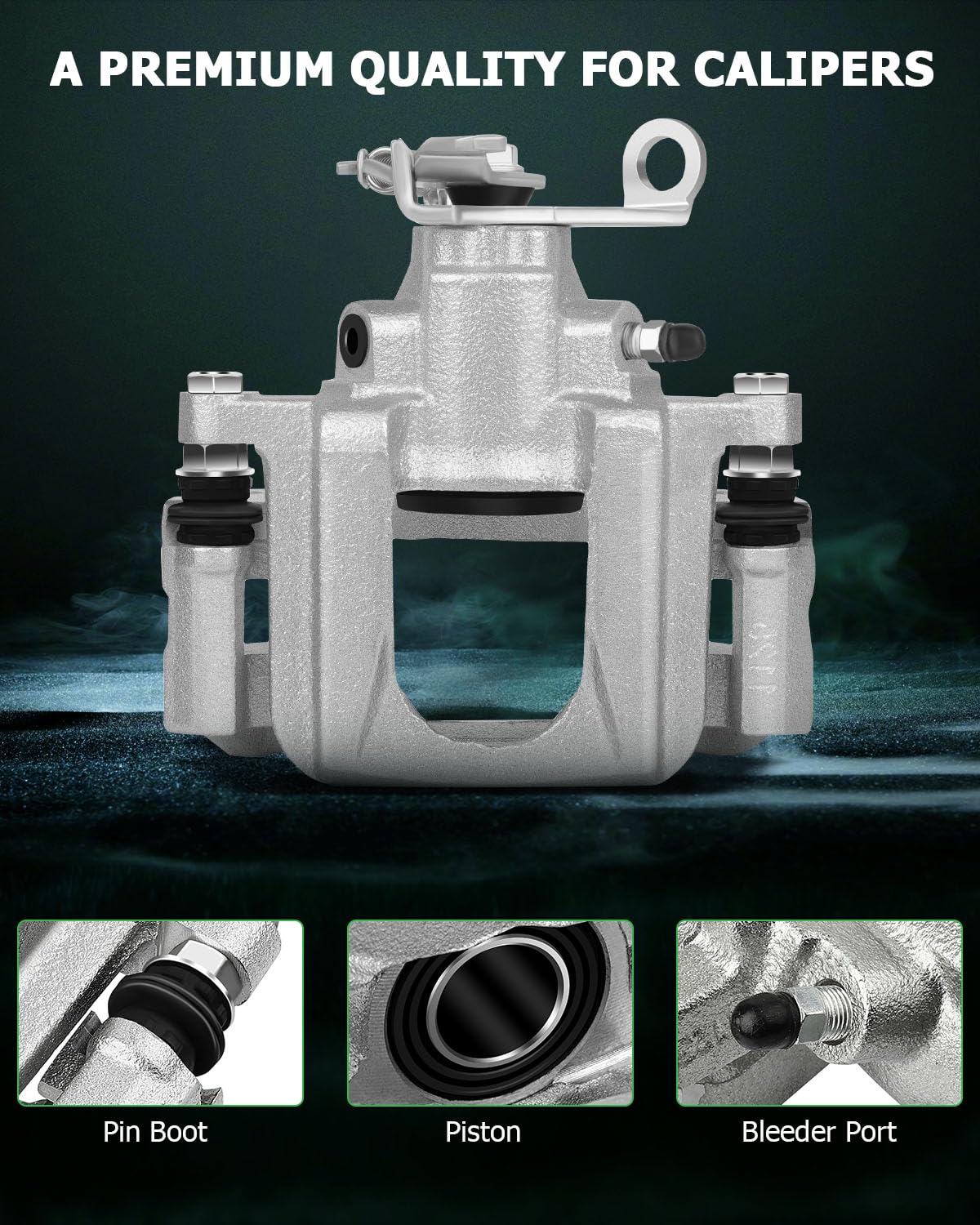 Scitoo 18B5176 Rear Right Disc Brake Caliper Assembly W/Bracket For Dodge For Journey 2009-2012