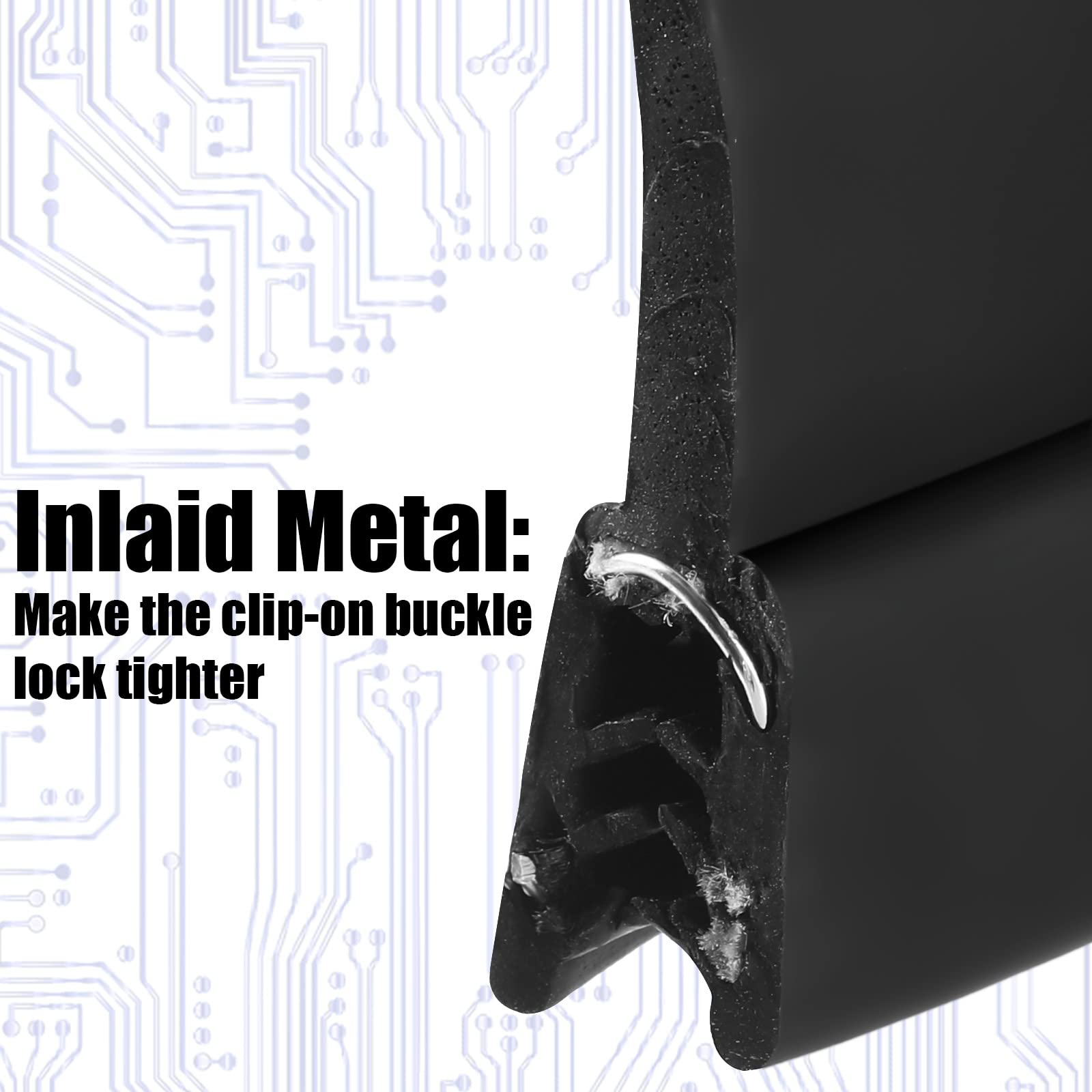 Rv Slide Out Seal 2.6 Inch Wiper Clip On Weather Stripping Rubber Rv Wiper Seal Door Window Channel Seal Mounts Black Clip On Se