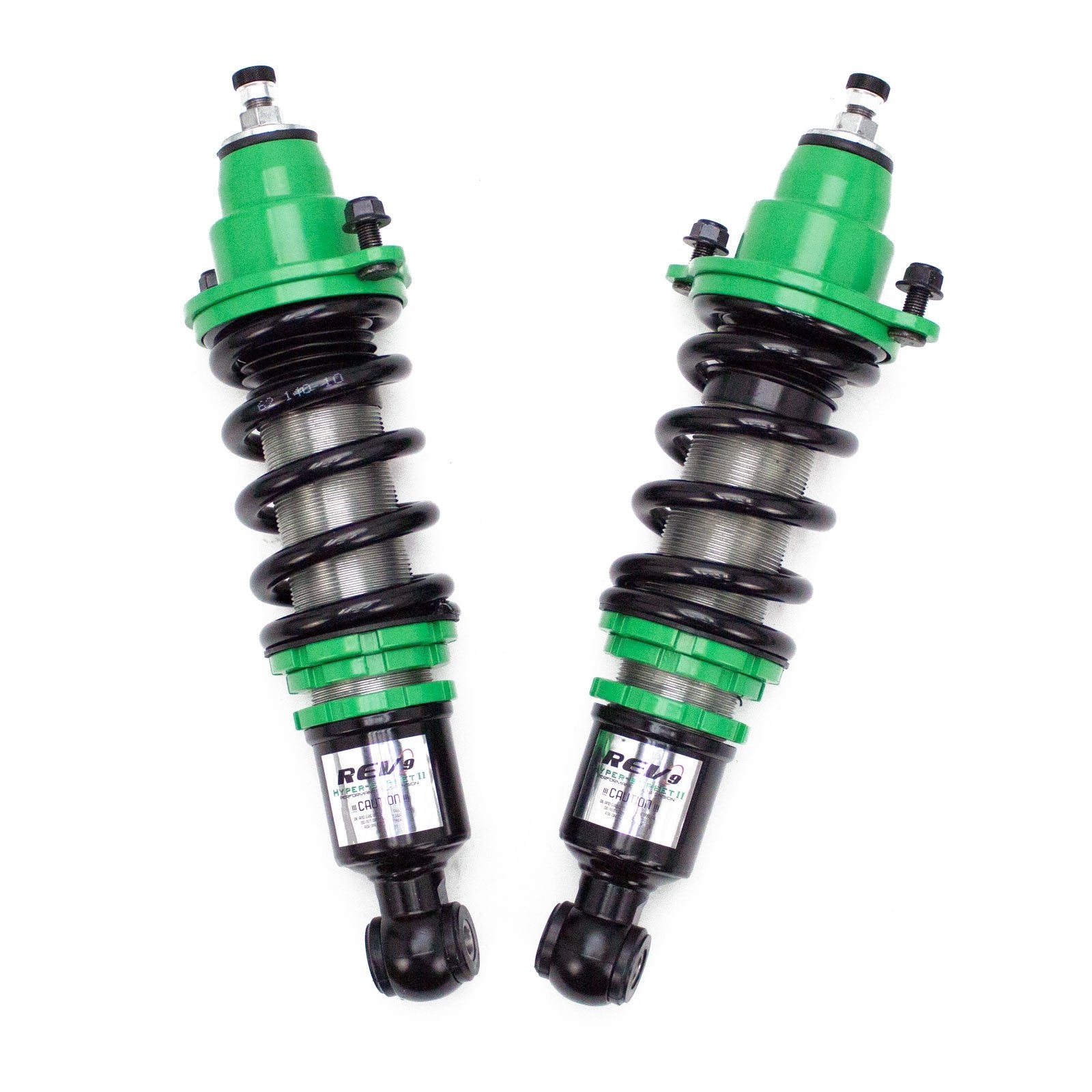 R9-Hs2-013_3 Compatible With Honda Civic Si Hatchback (Ep3) 2002-05 Hyper-Street Ii Coilover Kit W/ 32-Way Damping Force Adjustment Lowering Kit By Rev9, 32 Damping Level Adjustment