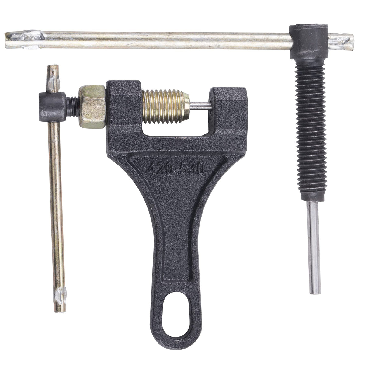 Cncmotok Chain Breaker Tool For Motorcycle Atv Quad Go Kart Dirt Pit Bike Scooter Bicycle Tractor Chain Break # 420, 428, 520, 525, 528, 530