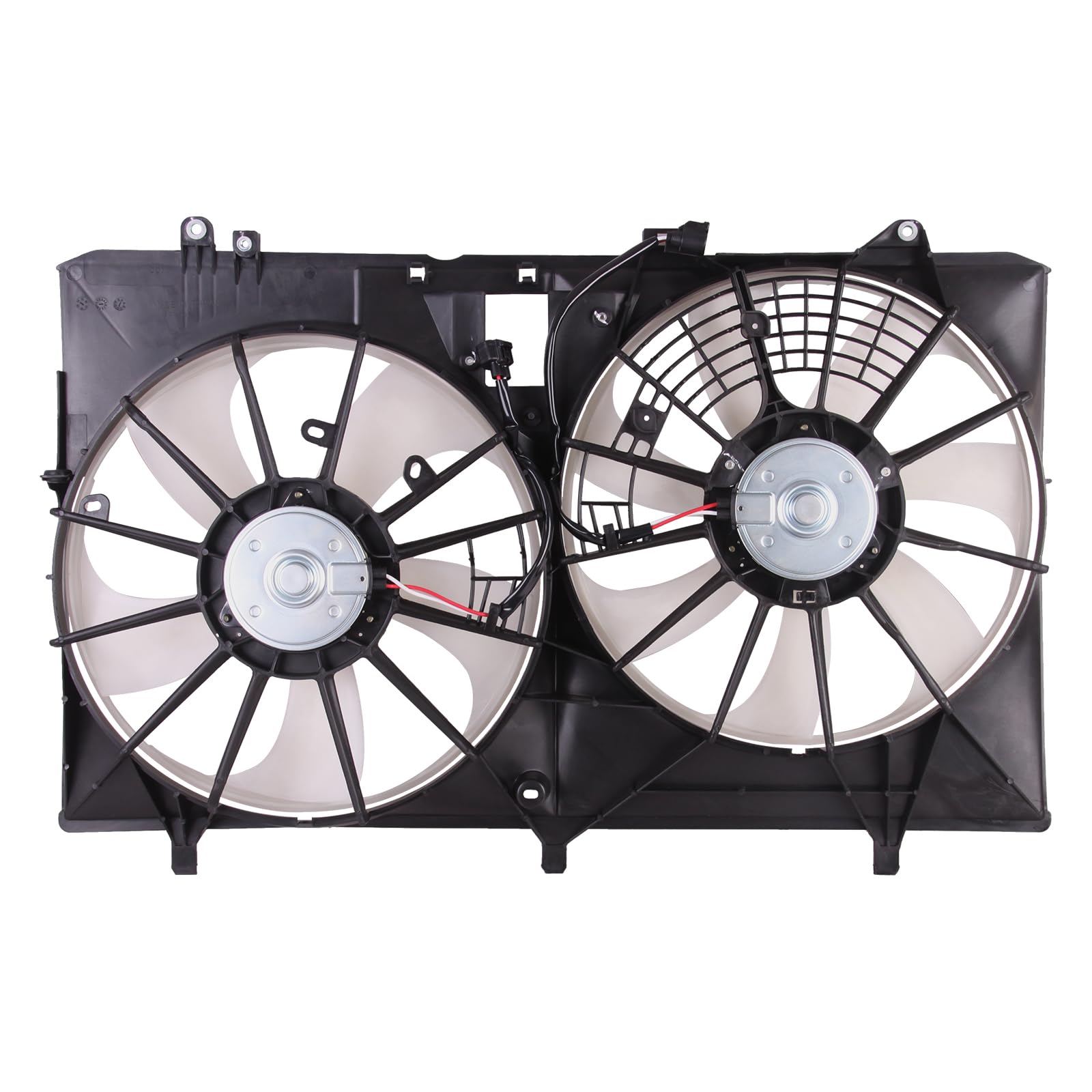 TYG Upgraded Cooling Fan Assembly for 2010-2015 Lexus RX350 3.5L W/O Towing, 2011-2020 Sienna 2.7L/3.5L W/O Towing | Racing-Leve