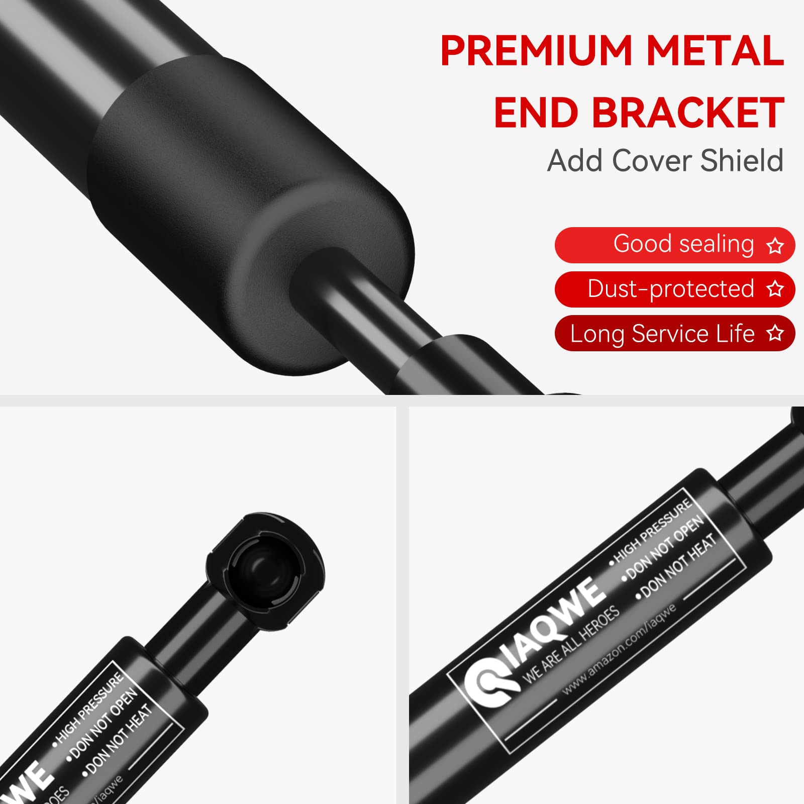 Truck Tailgate Assist Shock 43301 Compatible With 2009-2018 Dodge Ram 1500, 2010-2022 Dodge Ram 2500 / 3500, 2019-2022 Dodge Ram 1500 Classic