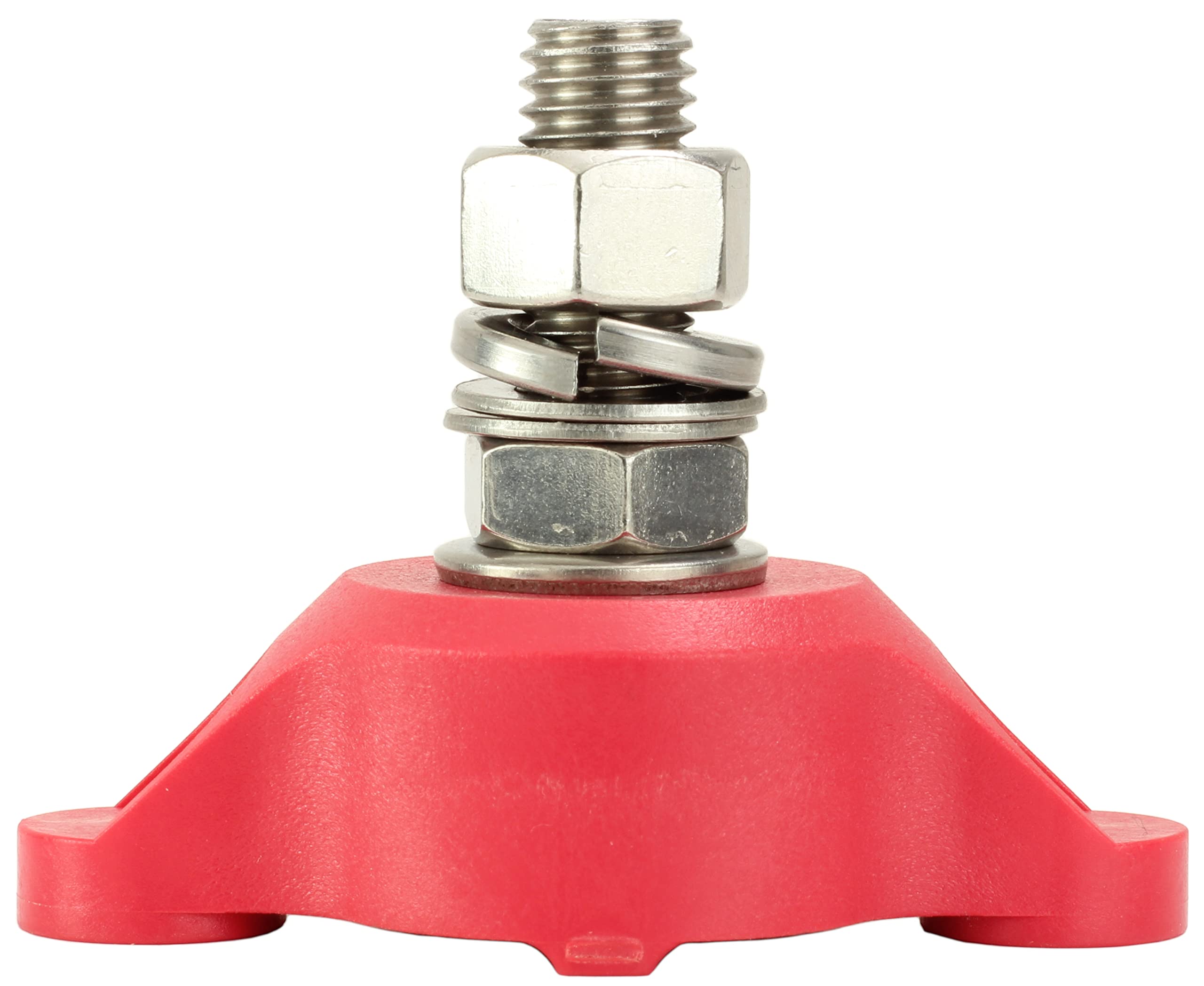 Fastronix 1/2'' Single Stud Stainless Steel Junction Block Red