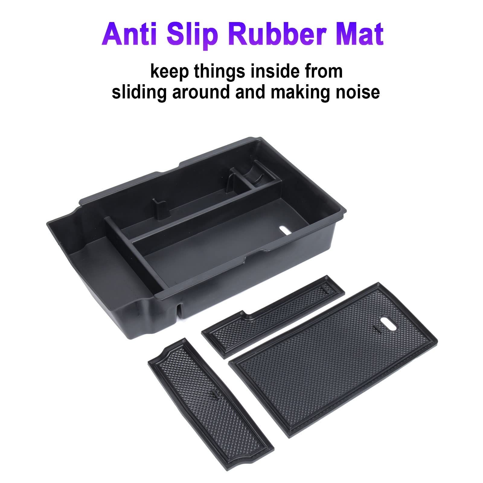 Neepiar Center Console Organizer Compatible With 2025 2024 2023 Honda Cr-V Armrest Storage Box Coin And Glass Holder Abs Plastic