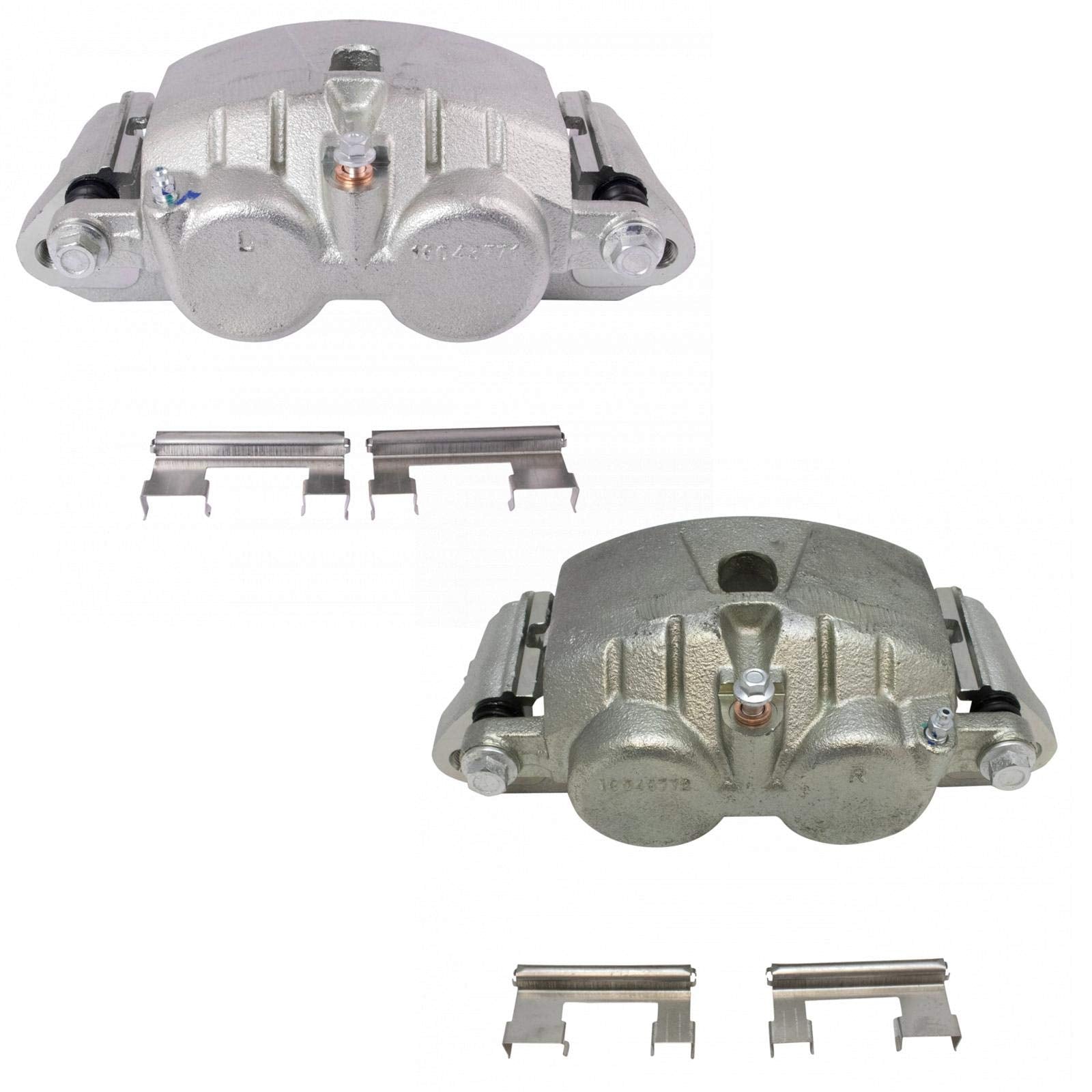 Trq Rear Brake Caliper Set Compatible With 2001-2006 Chevrolet Silverado 3500 2007 Silverado 3500 Classic 2007-2010 Silverado 35