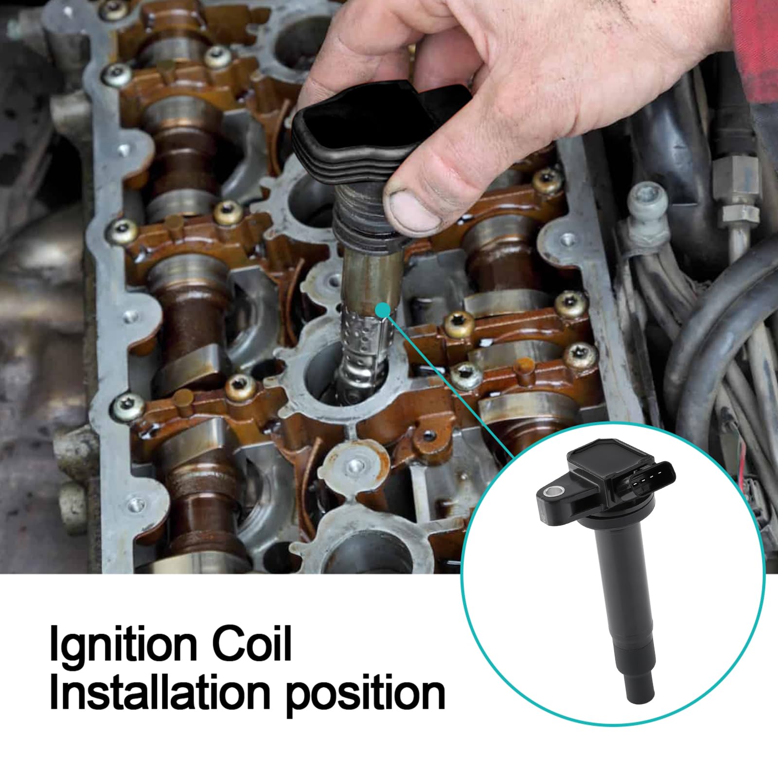 Aulink 8Pcs Uf493/Uf230 Ignition Coil Pack 4.3L 4.7L 5.7L For Lexus Gs430 2001-2007,Ls430 2001-2006,Sc430 2002-2010,Gx470 Lx470