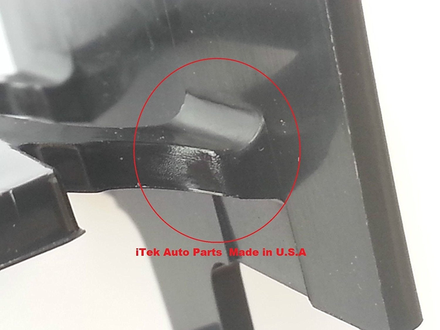 Itek Auto Unbreakable Replacement Center Console Latch Redesigned Made In U.S.A 07-14 Silverado Suburban Tahoe Avalanche Sierra Yukon 20864151 20864153 20864154 10296 Armrest Door Handle Lock Clip