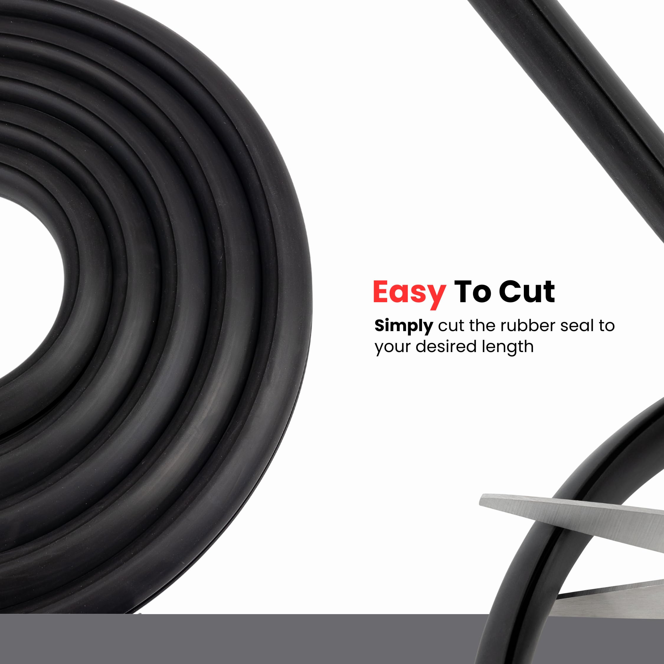 Window Rubber Seal Locking Gasket for Windshield and Windows Cars, Boats and Heavy Equipment (20 Feet)