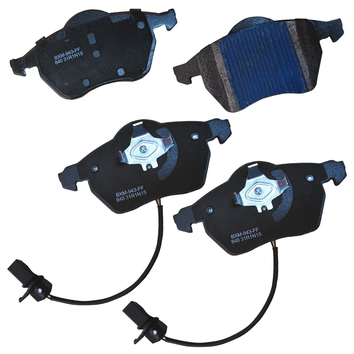 Bendix Premium Sbm840 Semi-Metallic Front Brake Pads For Select Models Audi A4, A4 Quattro, A6, A6 A8 Rs6, S4, S6, Seat Exeo, Vo