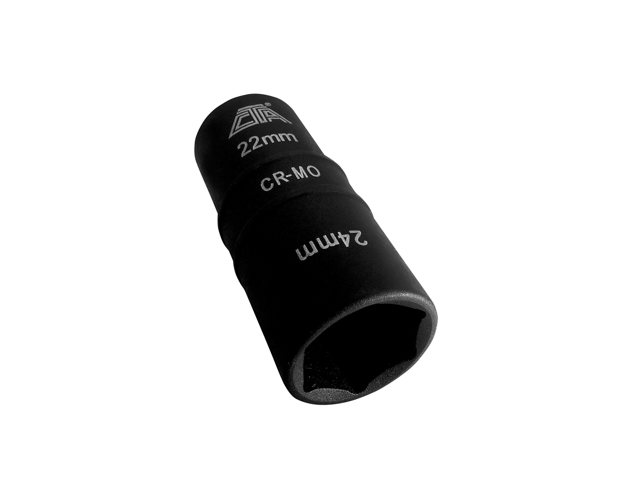 CTA Tools 4217 Lug Nut Flip Socket (22mm x 24mm)