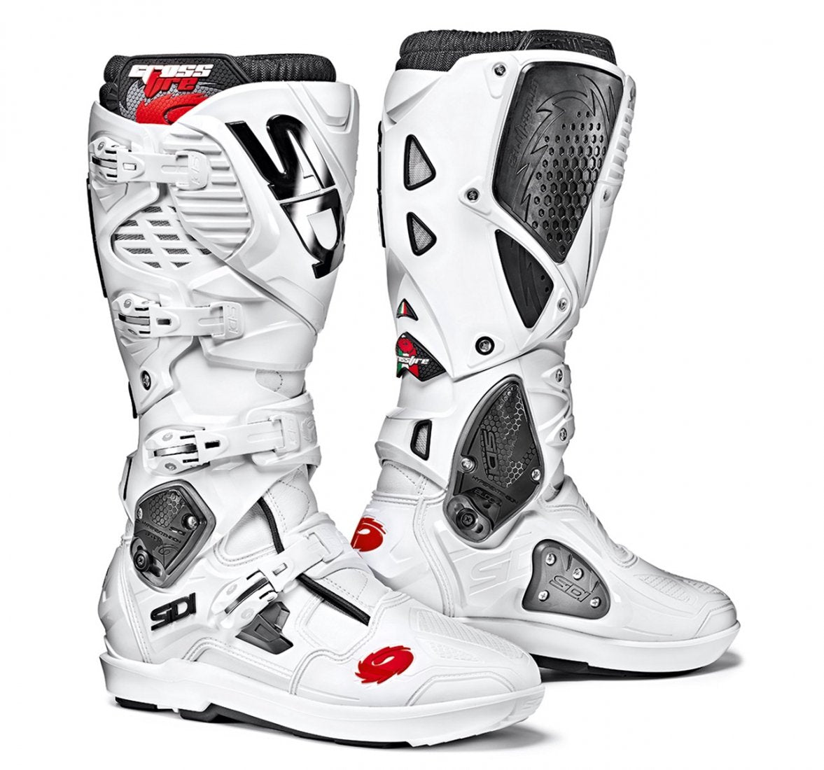 Sidi Men Motorcycle Boots, White, 43 Eu