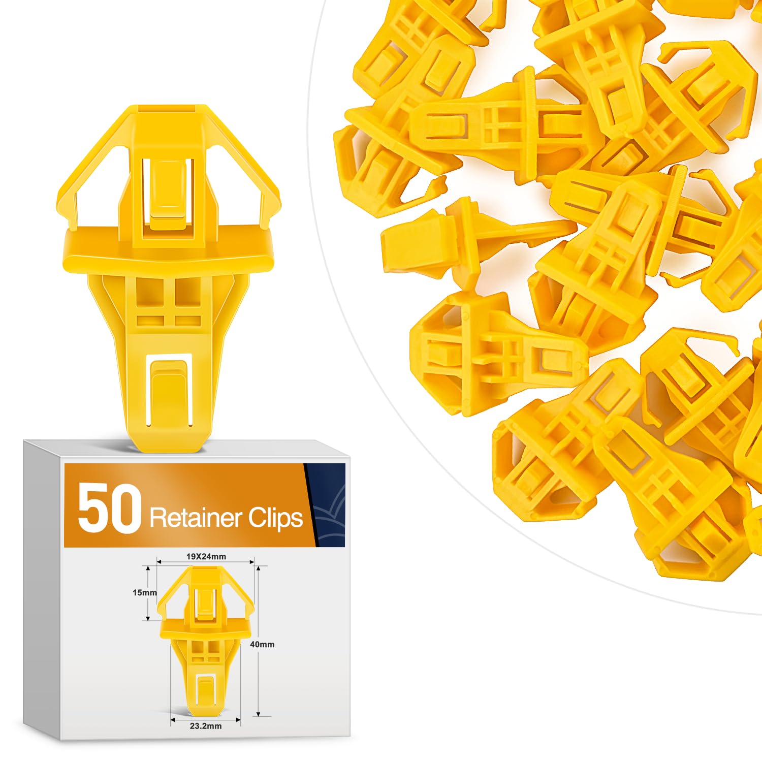 Gooacc 50 Pcs Bumper Moulding Fastener Rivet For Honda Acuraoem Replacement 91578-T0A-003 Radiator Grille Honda Cr-V 2012-2014 A