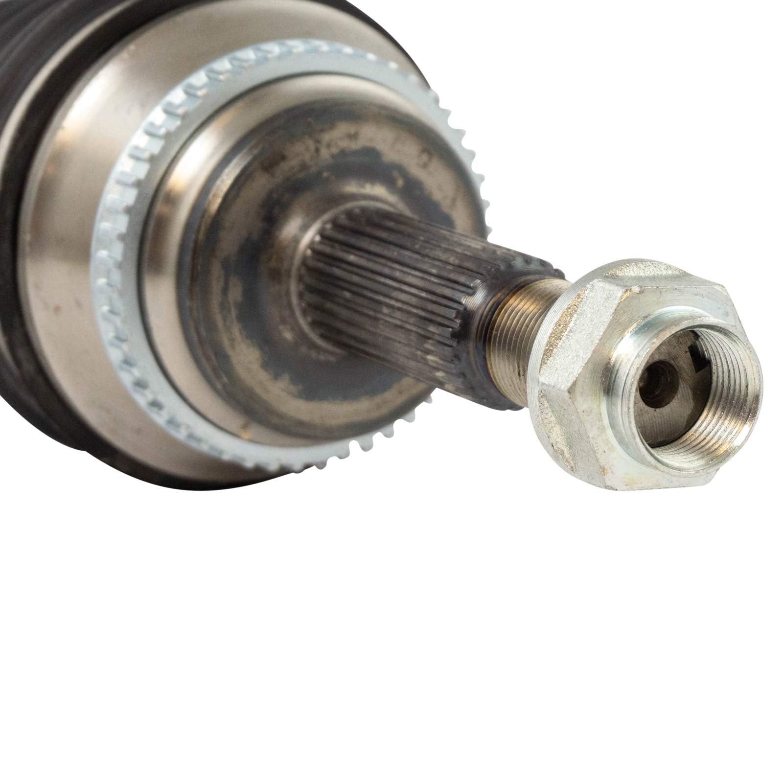 TRQ Front Left CV Axle Shaft Assembly for 2007-2011 Toyota Camry Hybrid - Neoprene Boots, Small Size, Driver Side