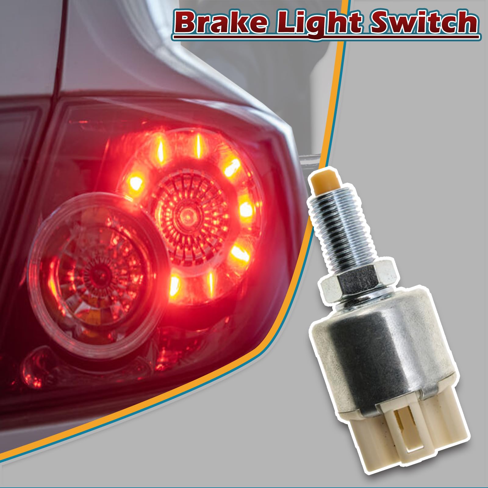 Brake Light Switch Stop Lamp Compatible with Toyota Lexus Pontiac Chevy Geo Prizm Vibe 4Runner Avalon Camry Corolla Highlander C