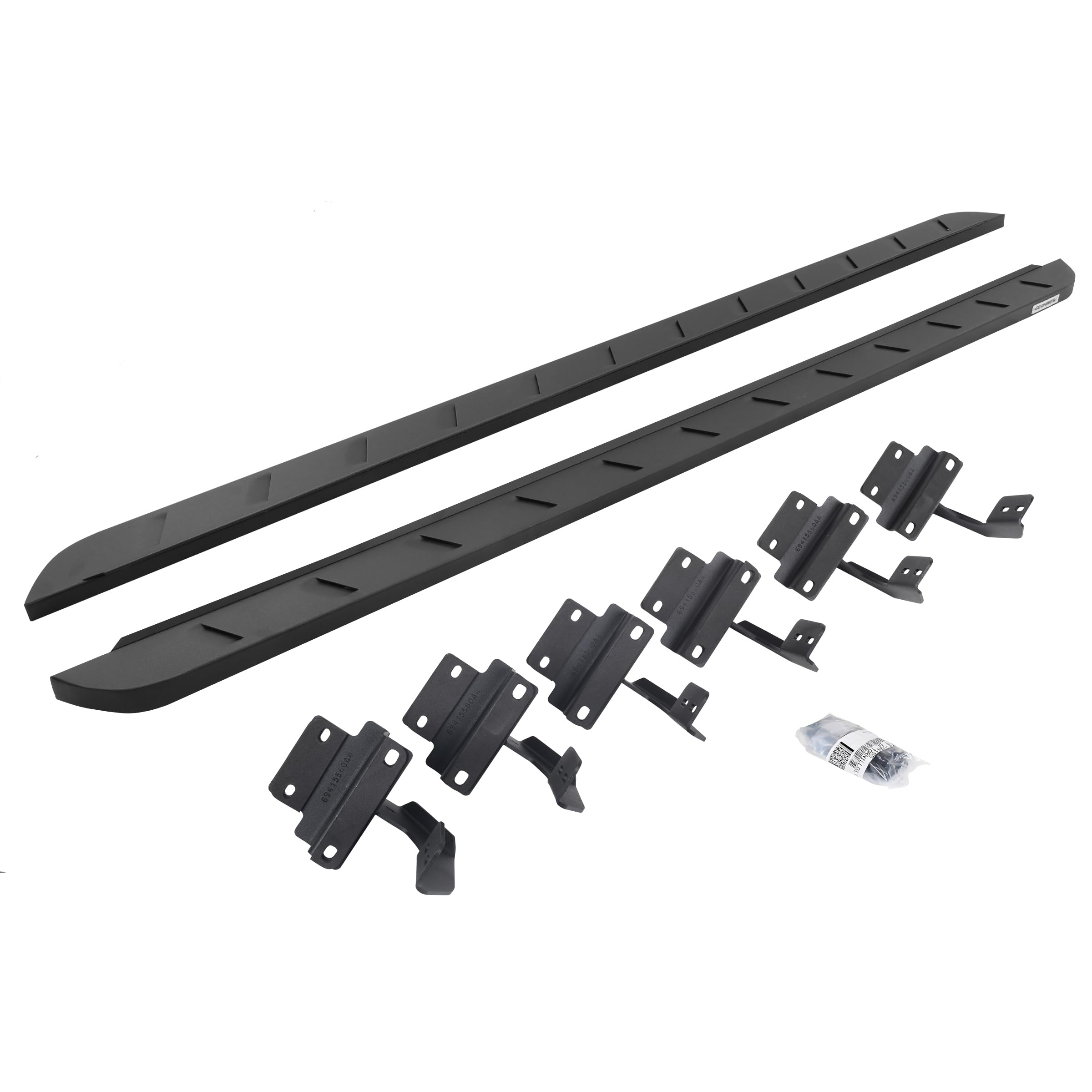 Go Rhino 63415587Spc Rb10 Slim Line Running Boards With Mounting Brackets Kit For 15-24 F-150, F-250 Super Duty, F-350 Super Duty (Crew Cab Pickup)