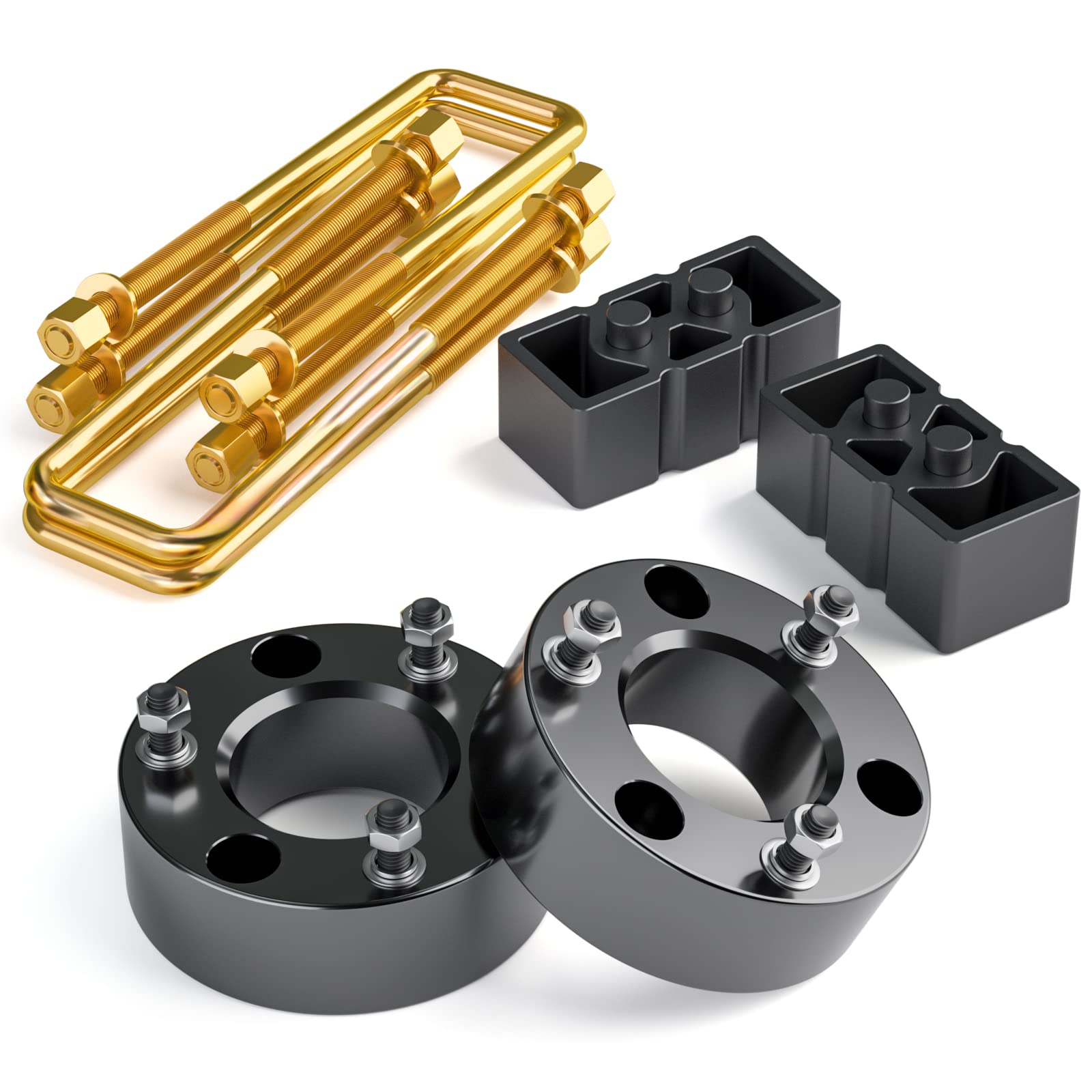 Ksp F150 Leveling Lift Kits 3 ''F+2 ''R, 3 '' Front And 2 '' Rear Full Suspension Kit For 2004-2020 F-150 2Wd 4Wd 2X2 4X4, Whole