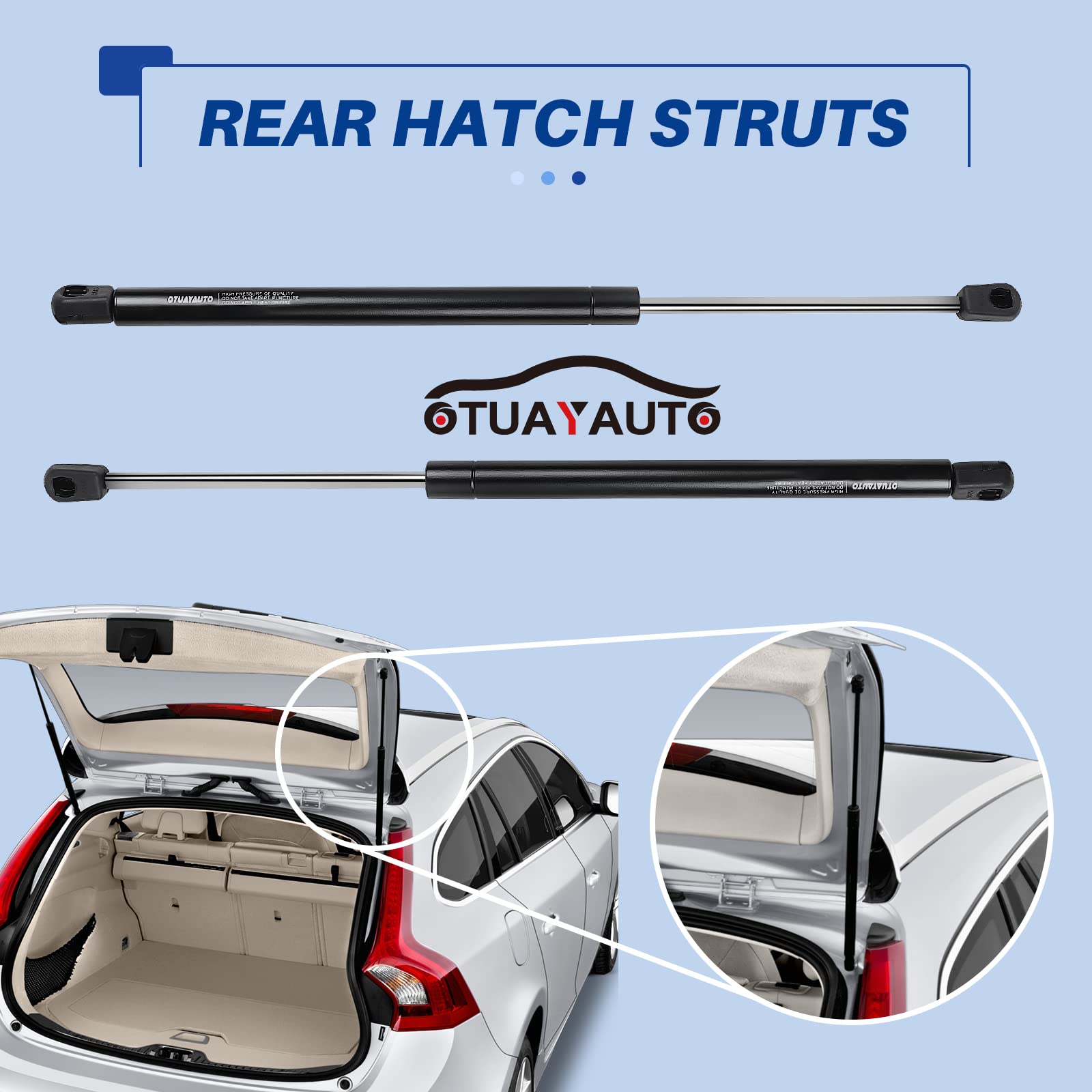 Replacement For 2011-2014 Kia Sorento Liftgate Lift Support - Otuayauto Rear Tailgate Strut - Oem# 81771-1U000 (Pack Of 2)