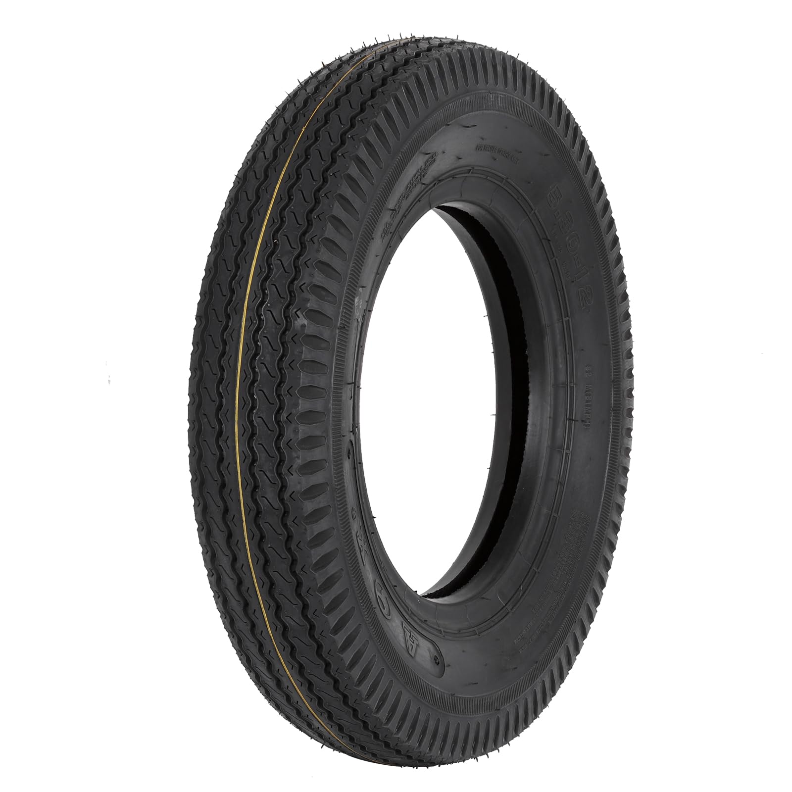 Set Of 2 Hykolity Highway Boat Utility Trailer Tire 5.30-12 5.3-12 530-12, Load Range C, Lrc 6Pr