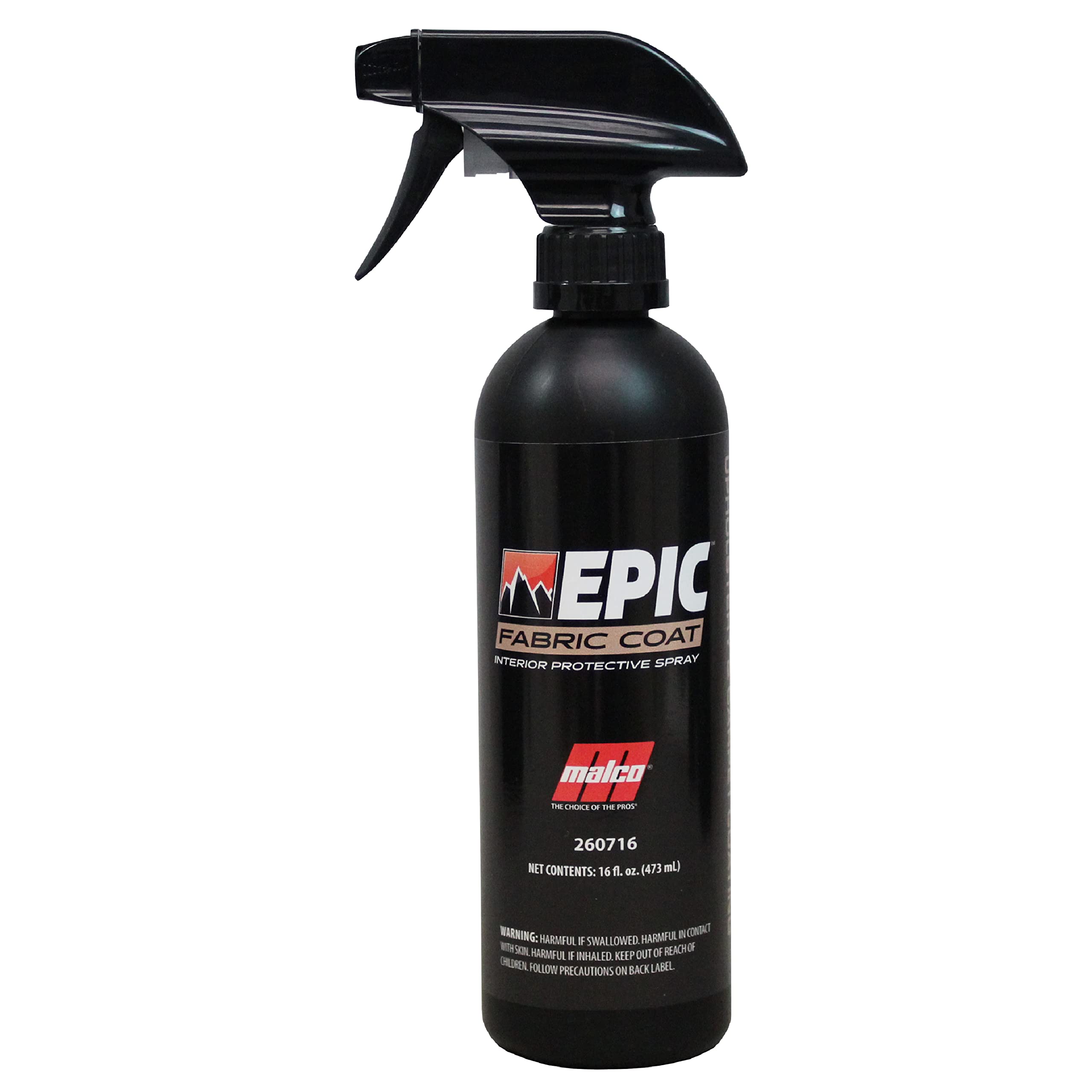 Malco Epic Fabric Coat - Advanced Fabric Protection/Protects Cloth Seats And Carpets/Prevents Interior Staining Of Vehicle Surfa