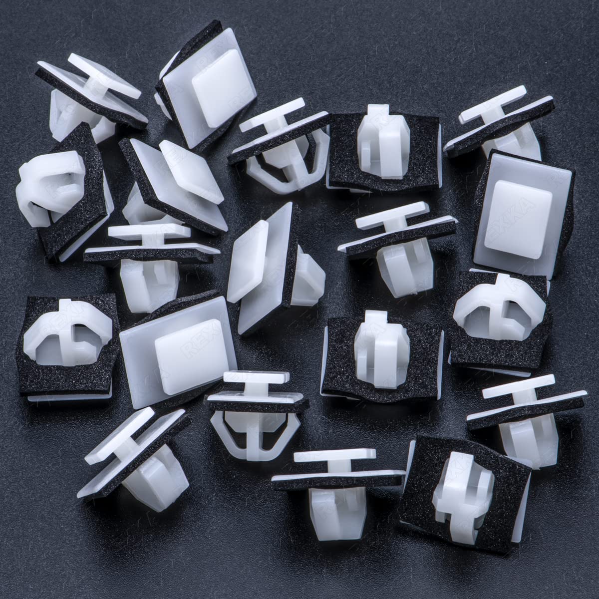 Rexka 20pcs Rocker Molding Clip for Hyundai Kia 87756-2E000