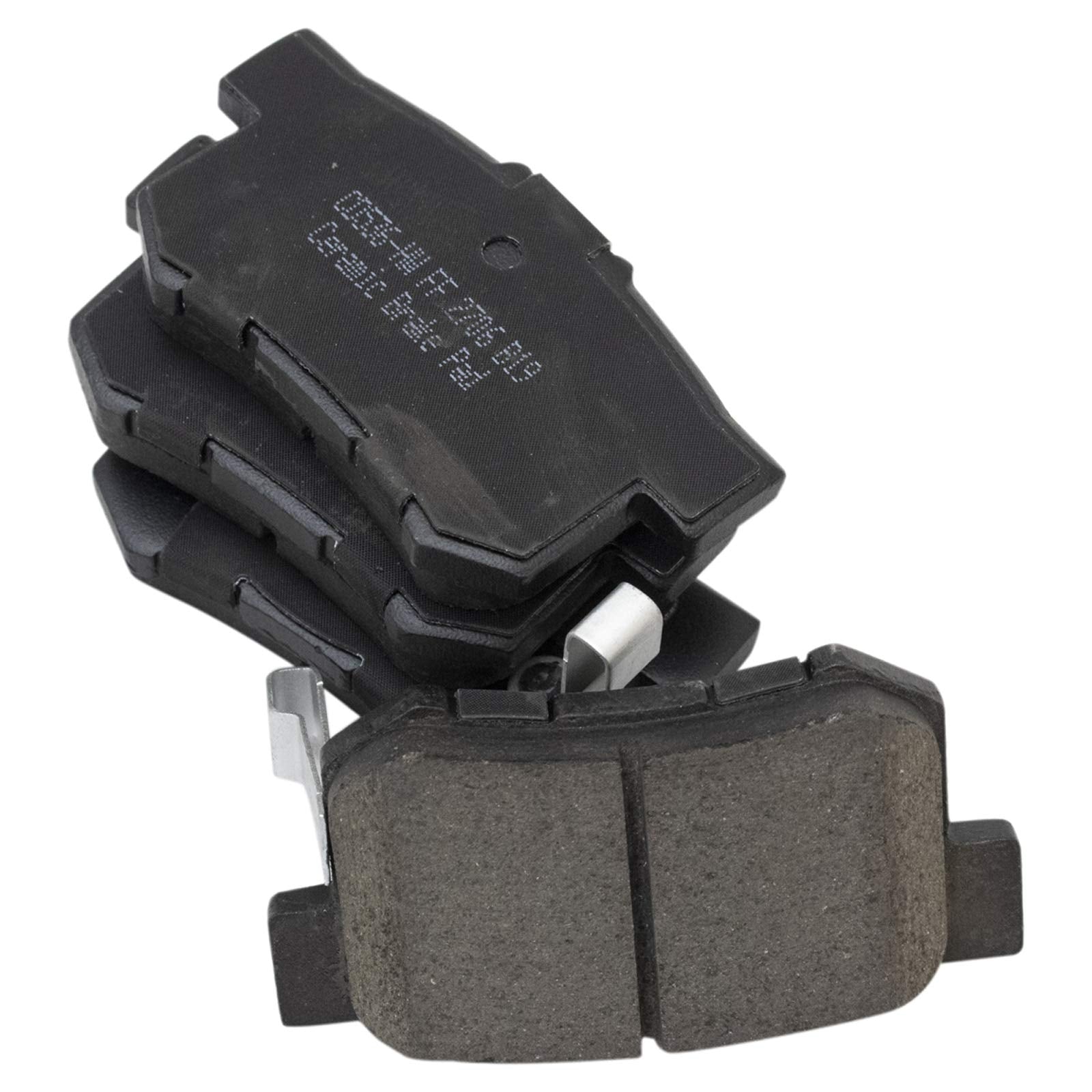 Trq Rear Brake Pad & Rotor Kit Brake Pads Brake Rotor Ceramic Premium G-Coated Compatible With 2007-2012 Acura Rdx