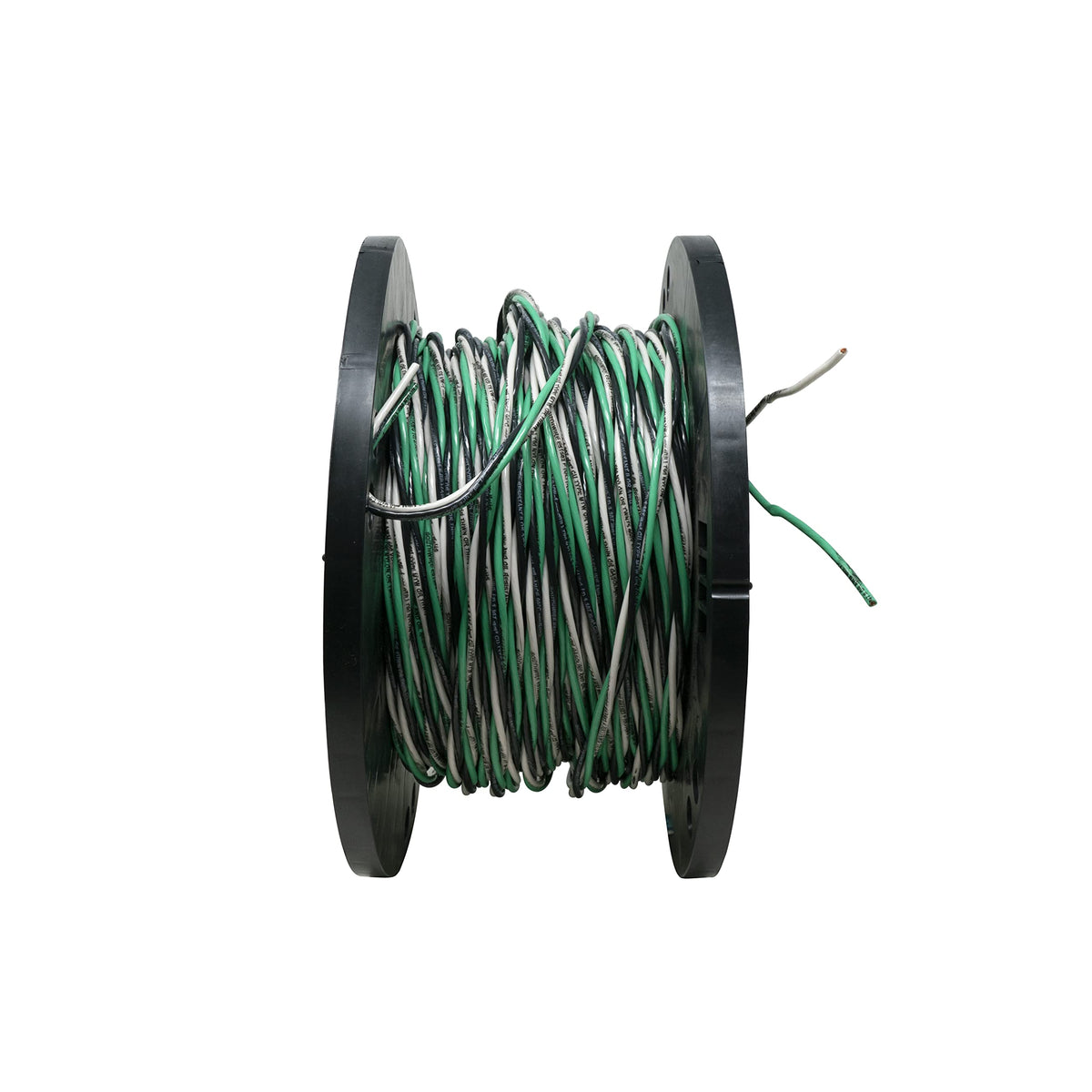 Southwire 25 Ft. 12/3 Black/White/Green Solid Cu Thhn Tri-Wire