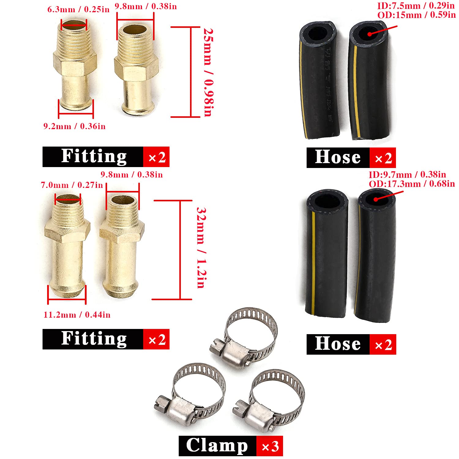 Rjsphh Fuel Pressure Regulator Kit Carburetor Carb Fuel Pump Fpr, Adjustable Gunmetal Fuel Pressure Regulator Universal For Carburetor Engine