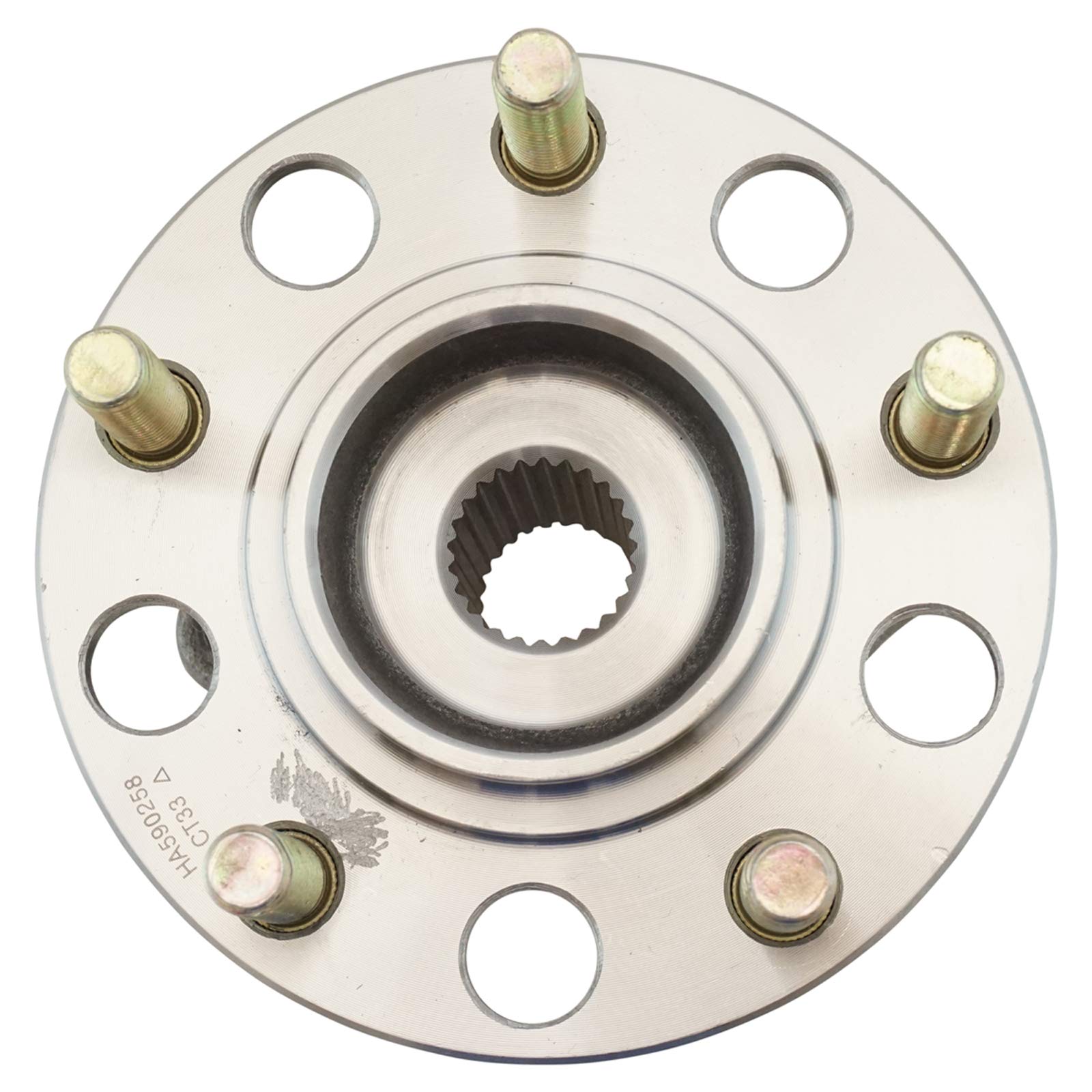 Trq Rear Wheel Hub Bearings Assembly Set Compatible With 2012-2017 Mitsubishi Lancer 2007-2013 Outlander