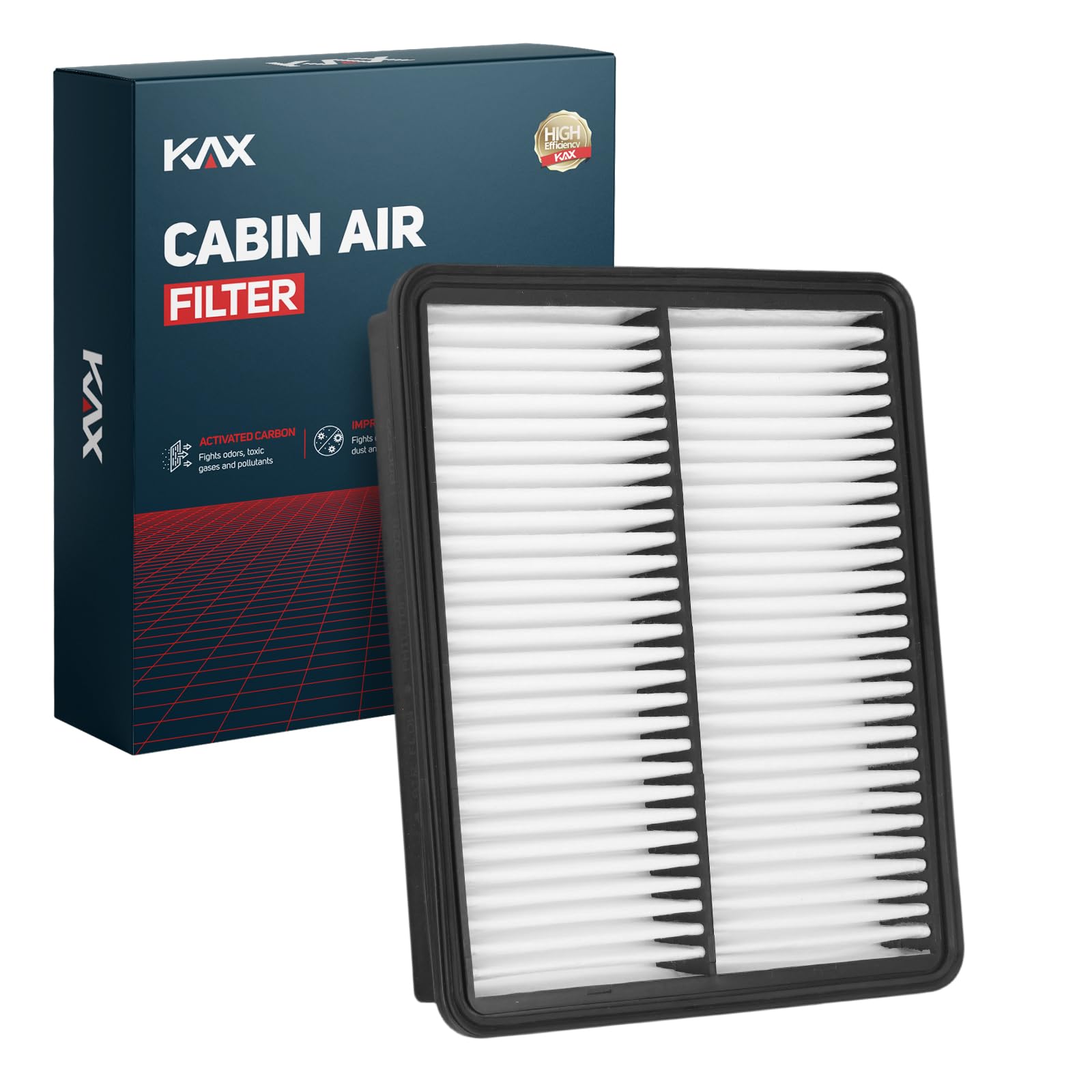 Kax Engine Air Filter, Ca10881 Replacement For Azera 2012-2017, Optima 2013-2015, Santa Fe 2010-2012, Sonata 2011-2014, Sorento