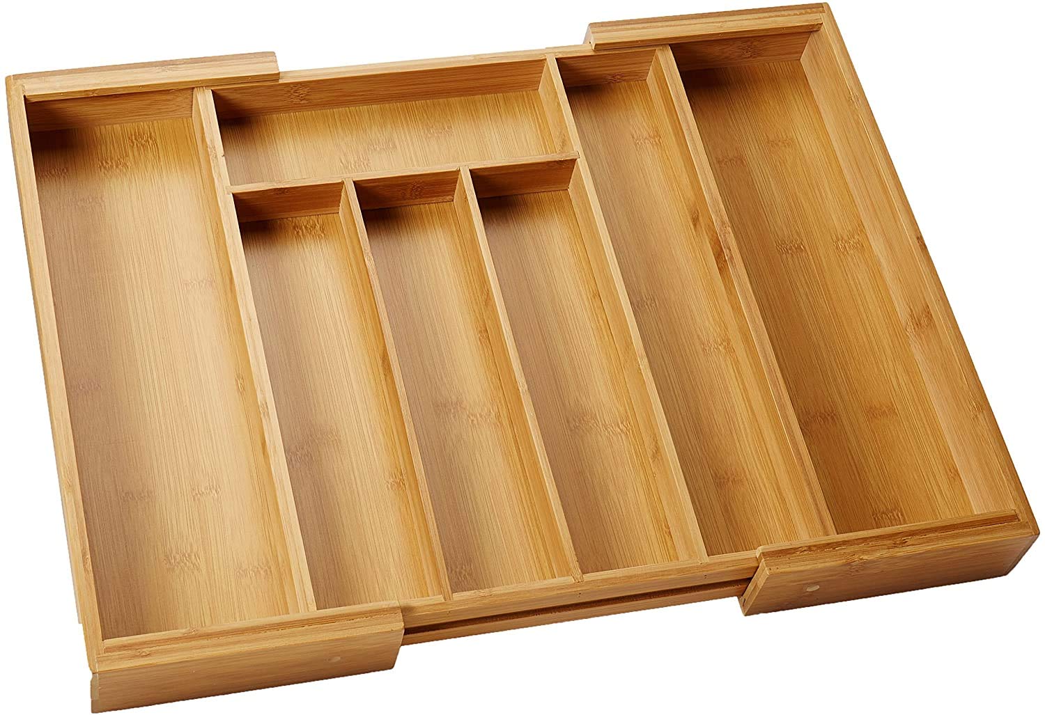 Honey-Can-Do Bamboo Cutlery Tray Kch-01078 Natural Medium