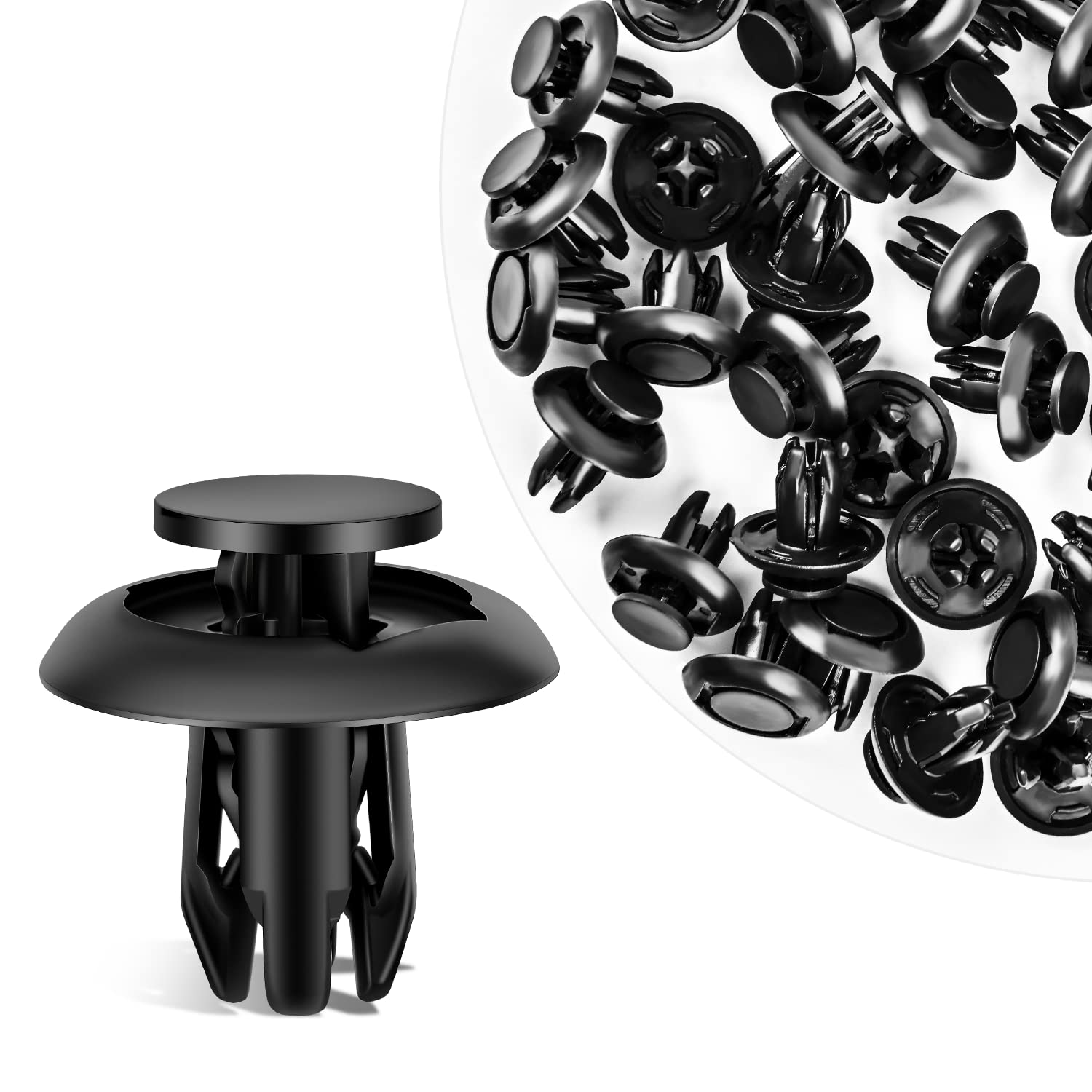 Gooacc 50Pcs Bumper, Engine Cover, Fender & Quarter Panel Push-Type Retainer For Mazda B45A-56-146A,Mazda 3, 5, 6, Cx-3, Cx-5, C