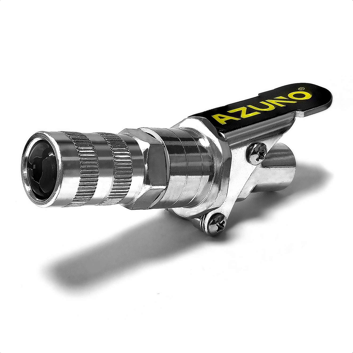 Azuno Grease Gun Coupler, 2Nd Generation Upgraded To 12,000 Psi, Grease Gun Tips Quick Lock And Release, Compatible With All Gre