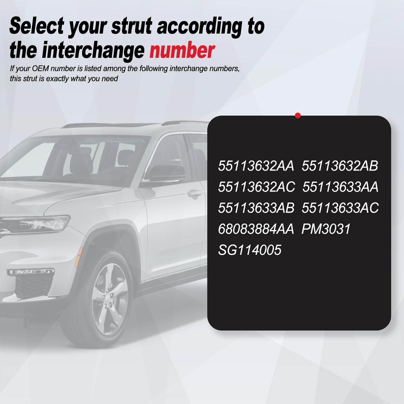 Vepagoo Pm3031 Trunk Rear Hatch Hatchback Struts For 2011-2013 Jeep Grand Cherokee Gas Shocks Lift Support - Sport Utility 4-Doo