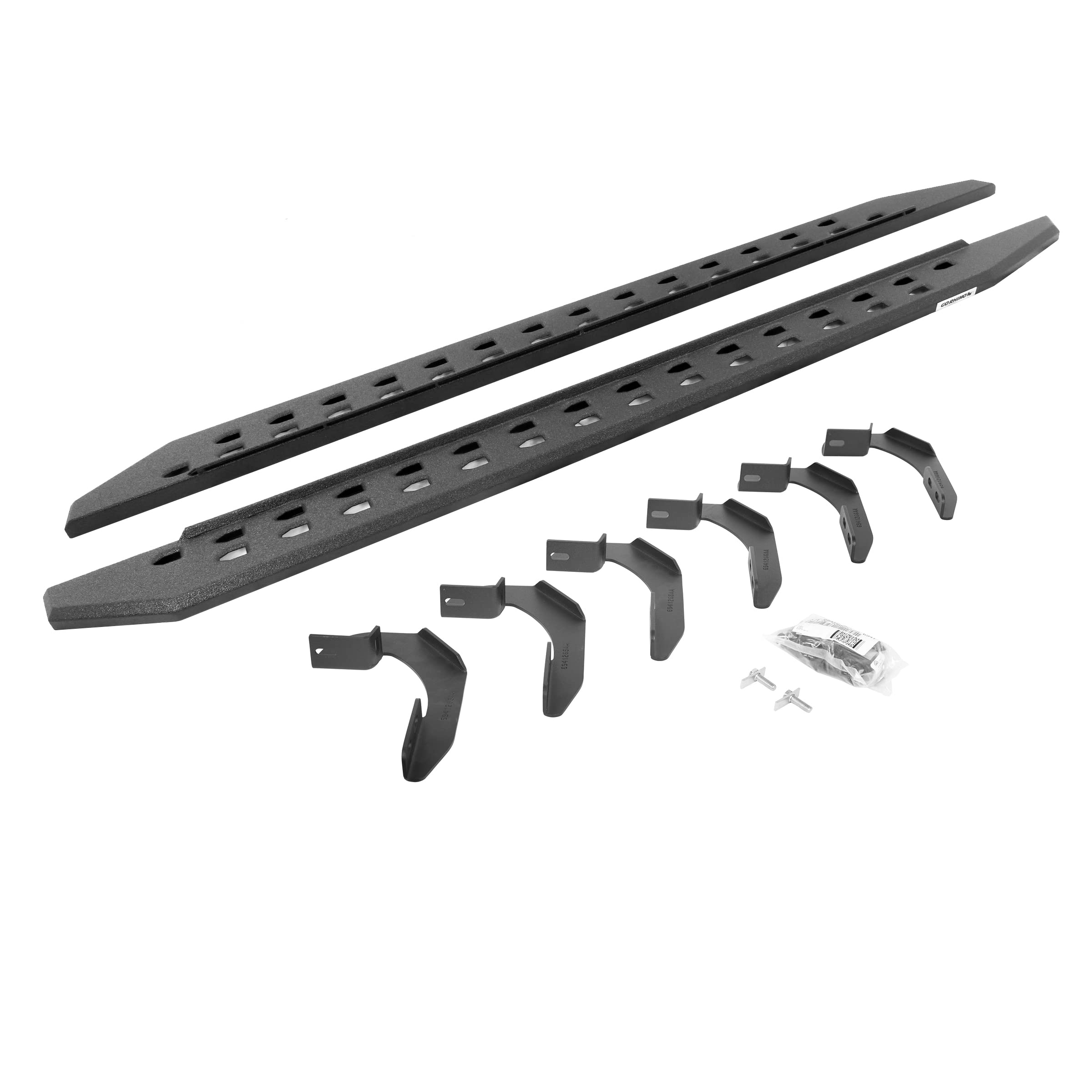 Rb20 Slim Running Boards - Complete Kit: Rb20 Slim Running Board + Brackets