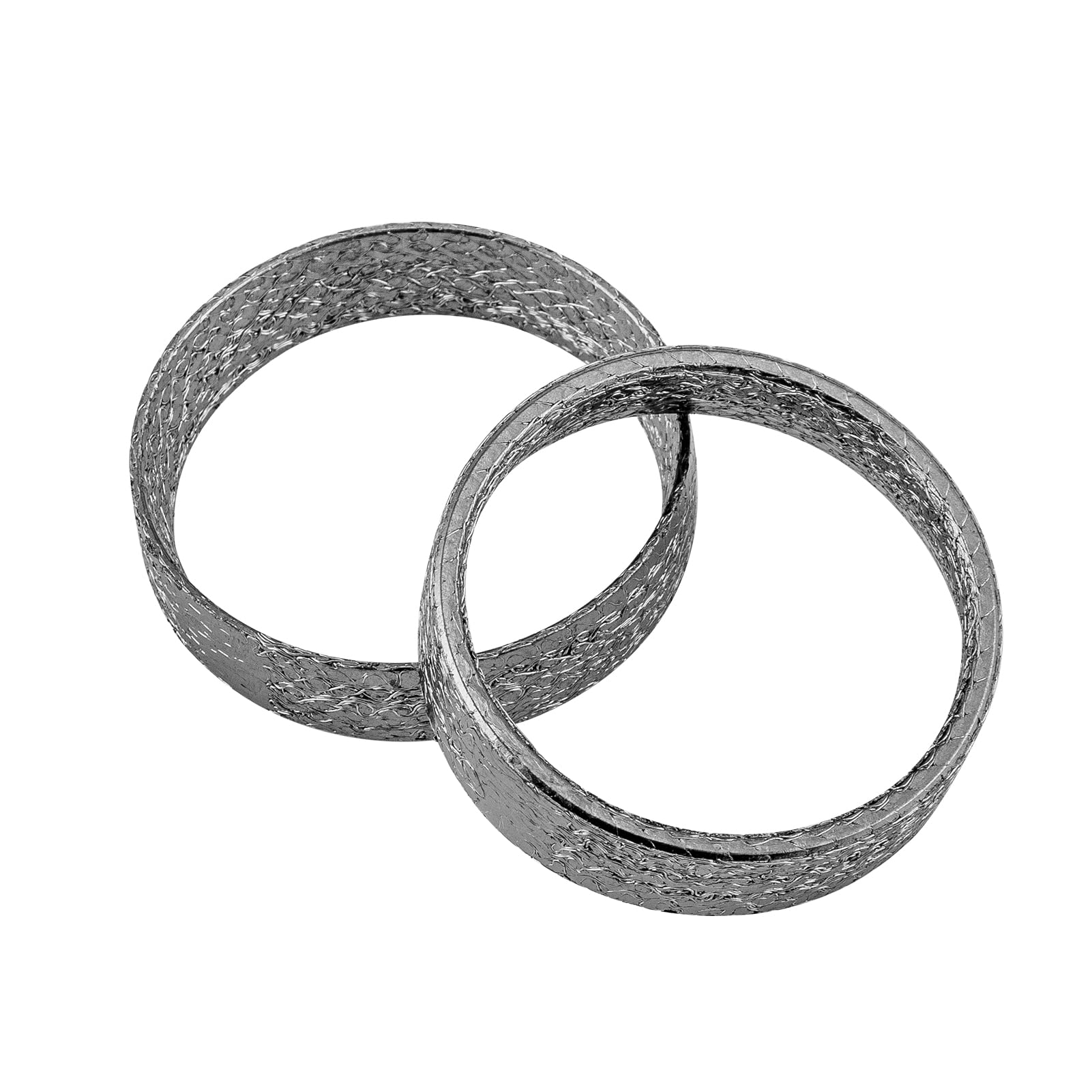 Mofun Exhaust Gasket Compatible with 1984-2024 Harley Big Twin and Sportster Models,Dyna,Touring,Softail,etc,1 Pair 2pcs,Made of
