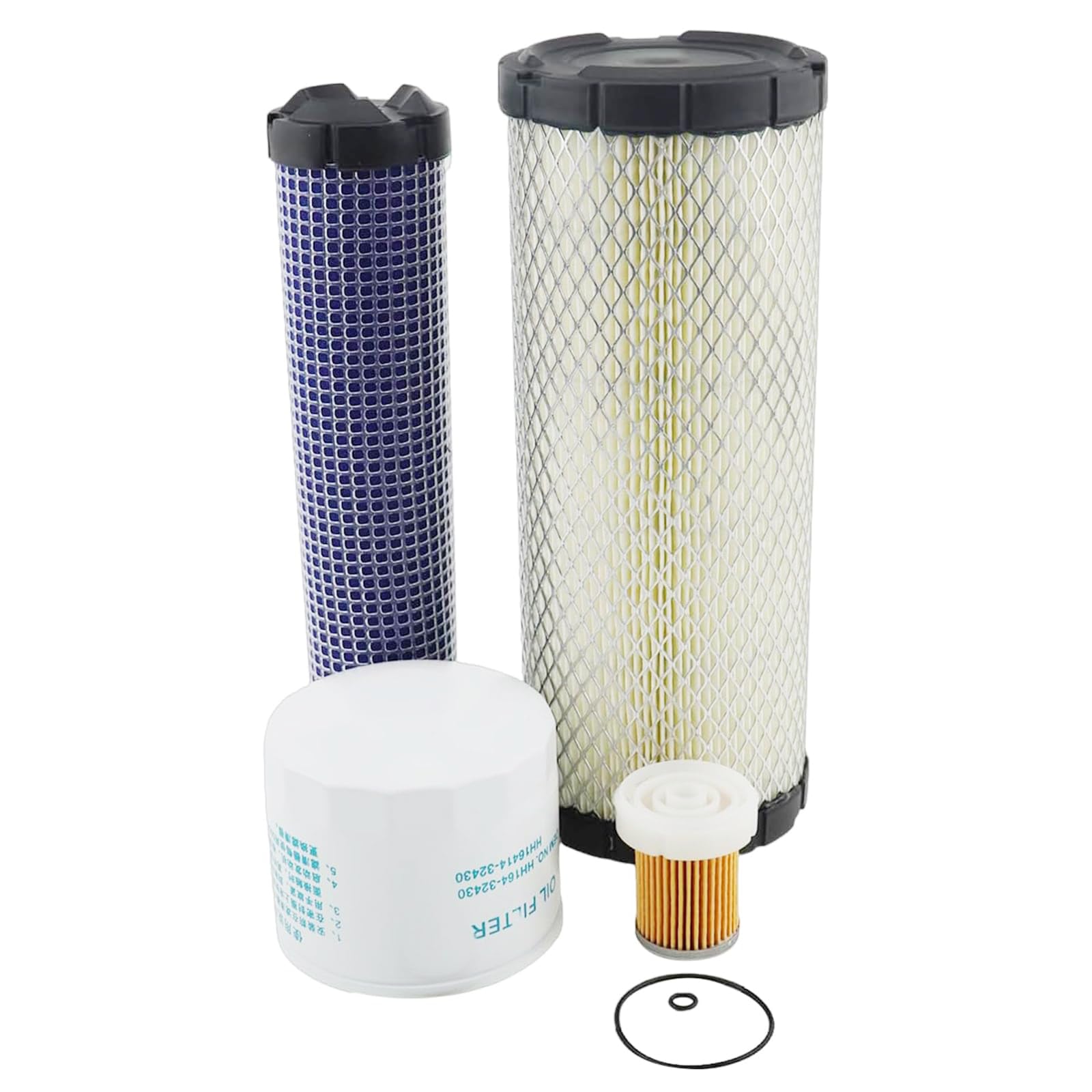 JZGRDN Filter Maintenance Kit Compatible with Kubota L3800 L3700SU L3400 L3200 L2800 (Service Kit)